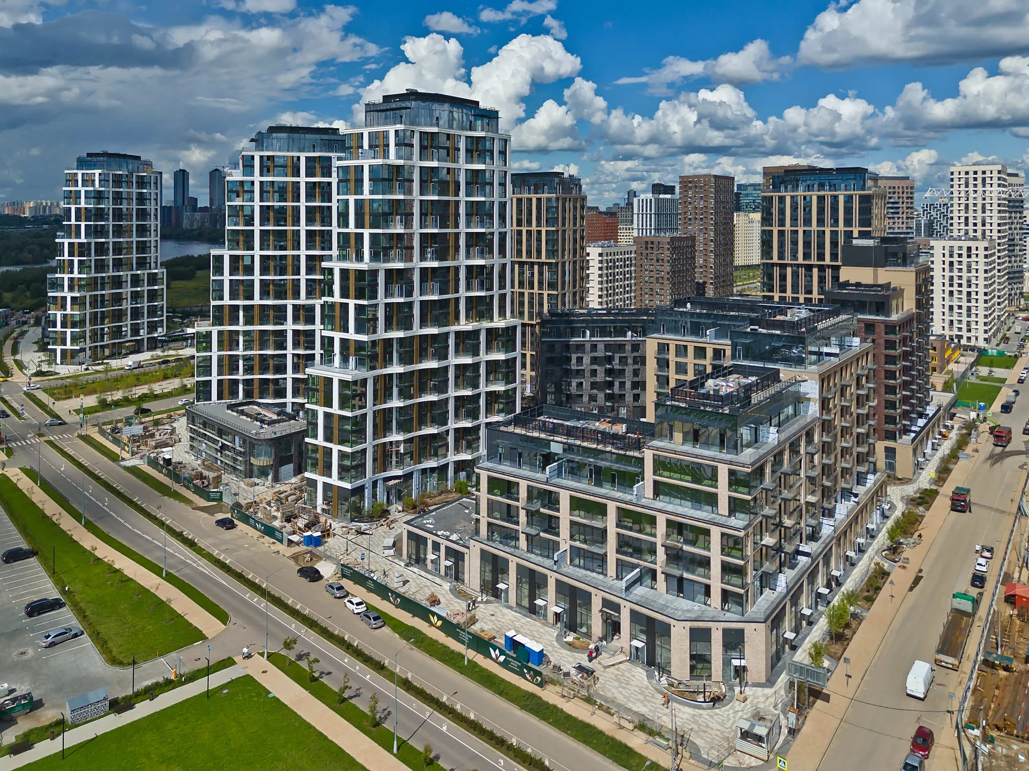 ЖК "Клубный город на реке Primavera" (Клубный город на реке Примавера) ход строительства