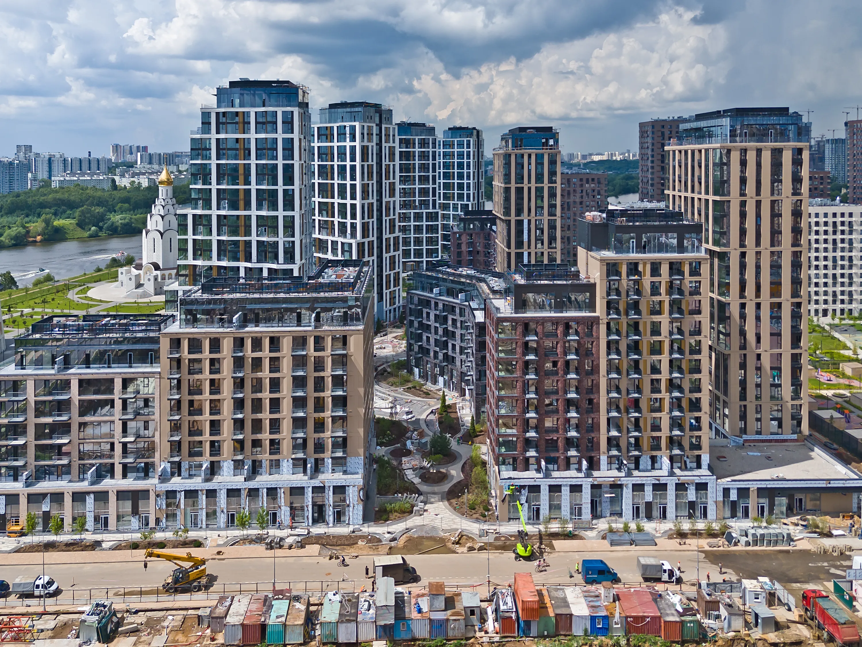 ЖК "Клубный город на реке Primavera" (Клубный город на реке Примавера) ход строительства