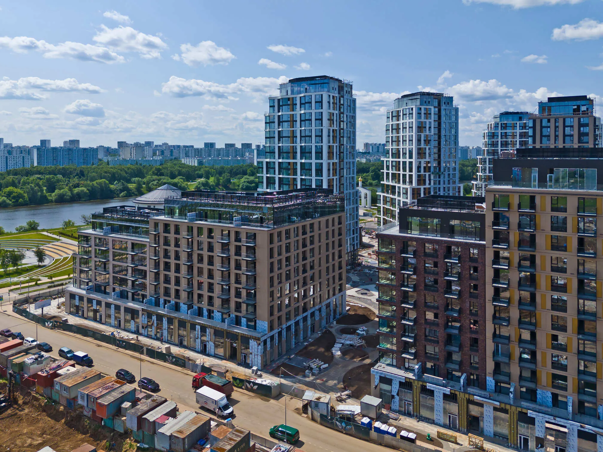 ЖК "Клубный город на реке Primavera" (Клубный город на реке Примавера) ход строительства