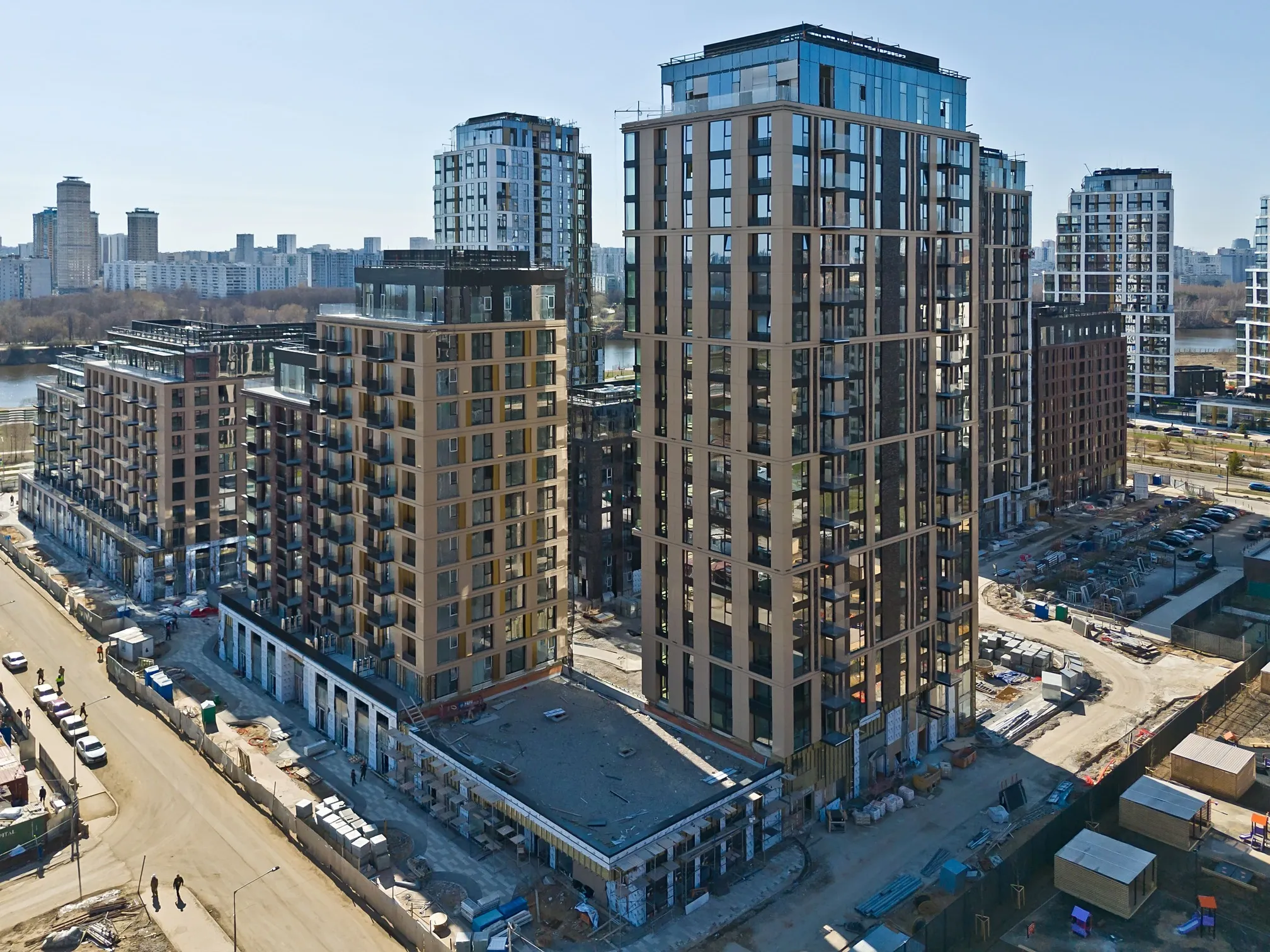 ЖК "Клубный город на реке Primavera" (Клубный город на реке Примавера) ход строительства