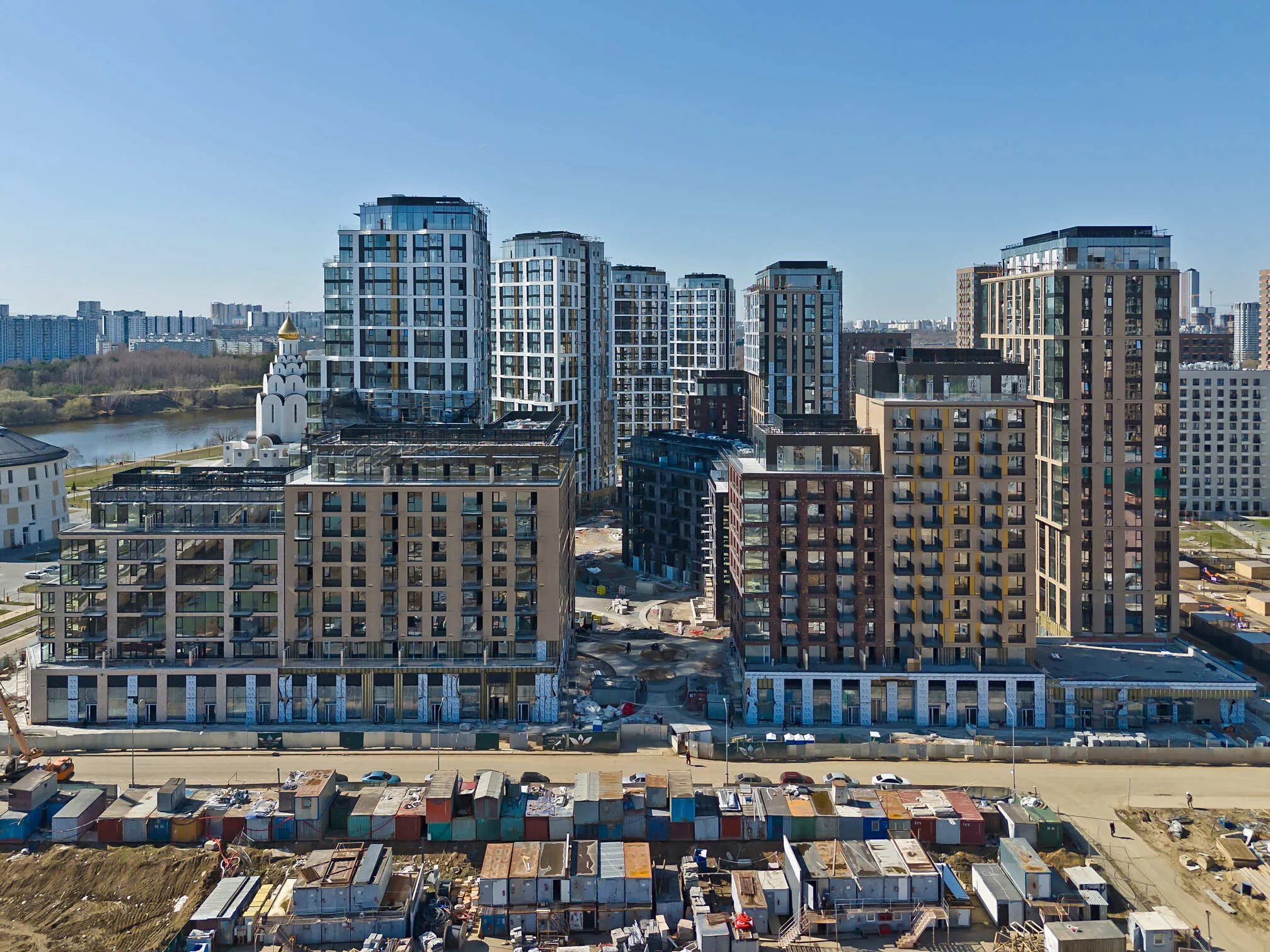 ЖК "Клубный город на реке Primavera" (Клубный город на реке Примавера) ход строительства