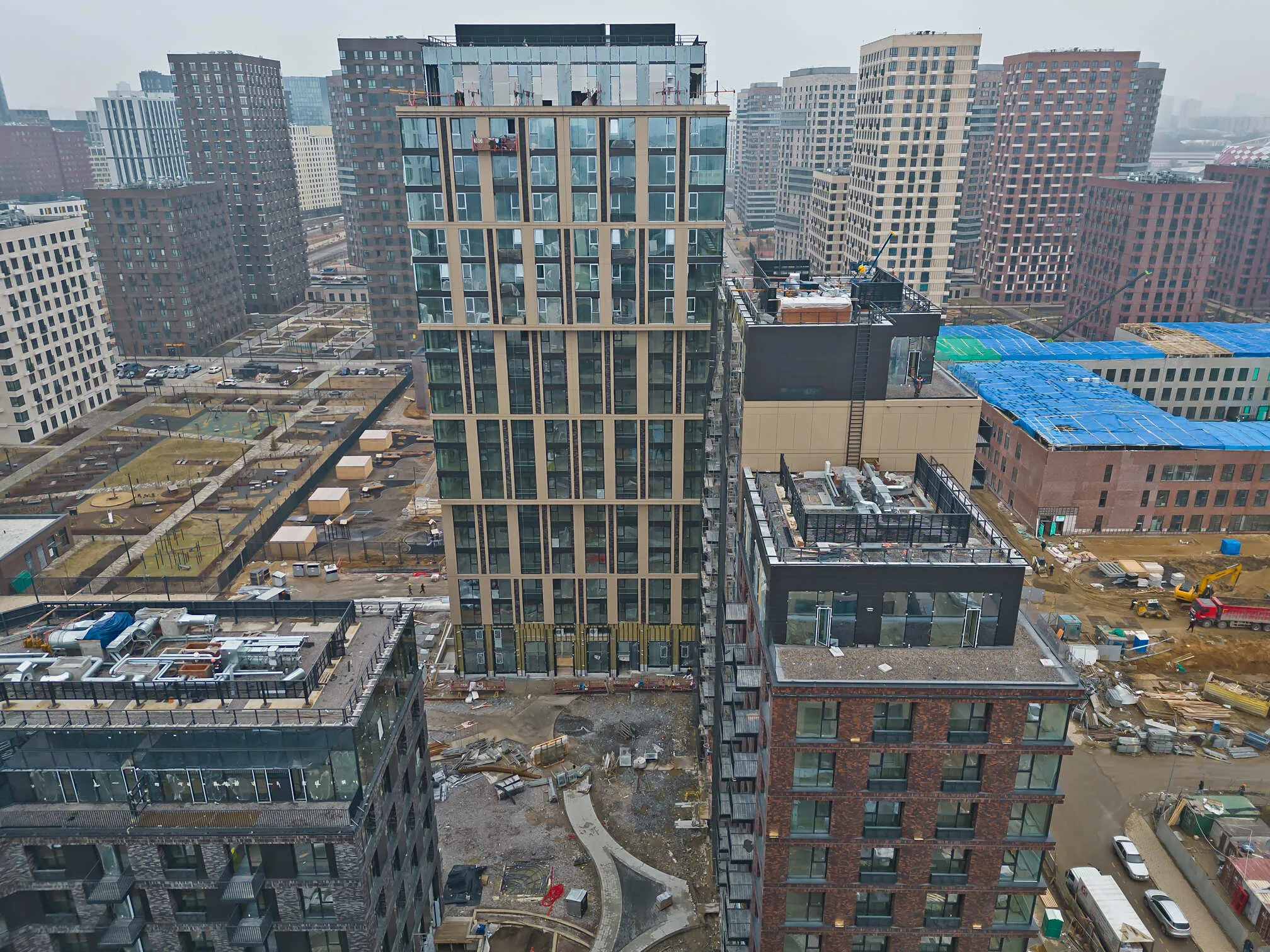 ЖК "Клубный город на реке Primavera" (Клубный город на реке Примавера) ход строительства