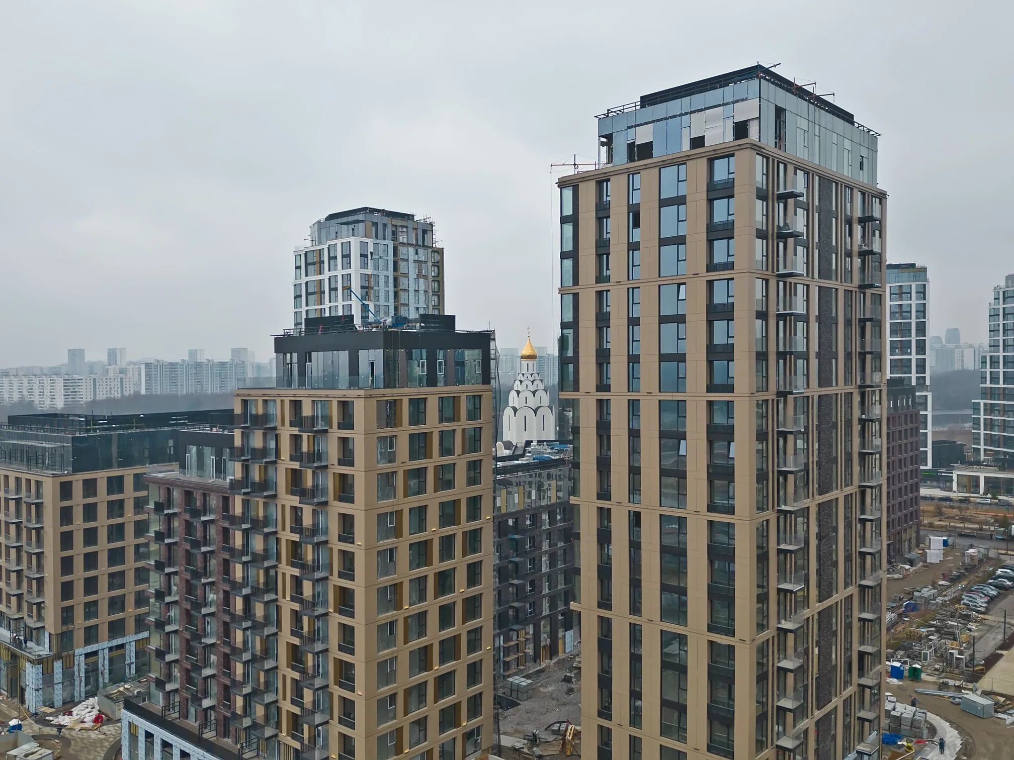 ЖК "Клубный город на реке Primavera" (Клубный город на реке Примавера) ход строительства