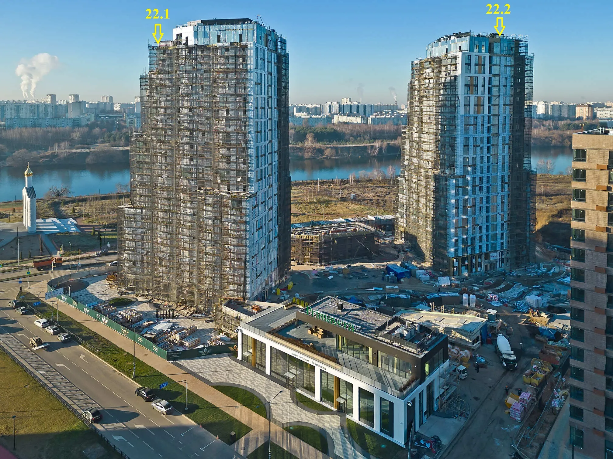 ЖК "Клубный город на реке Primavera" (Клубный город на реке Примавера) ход строительства