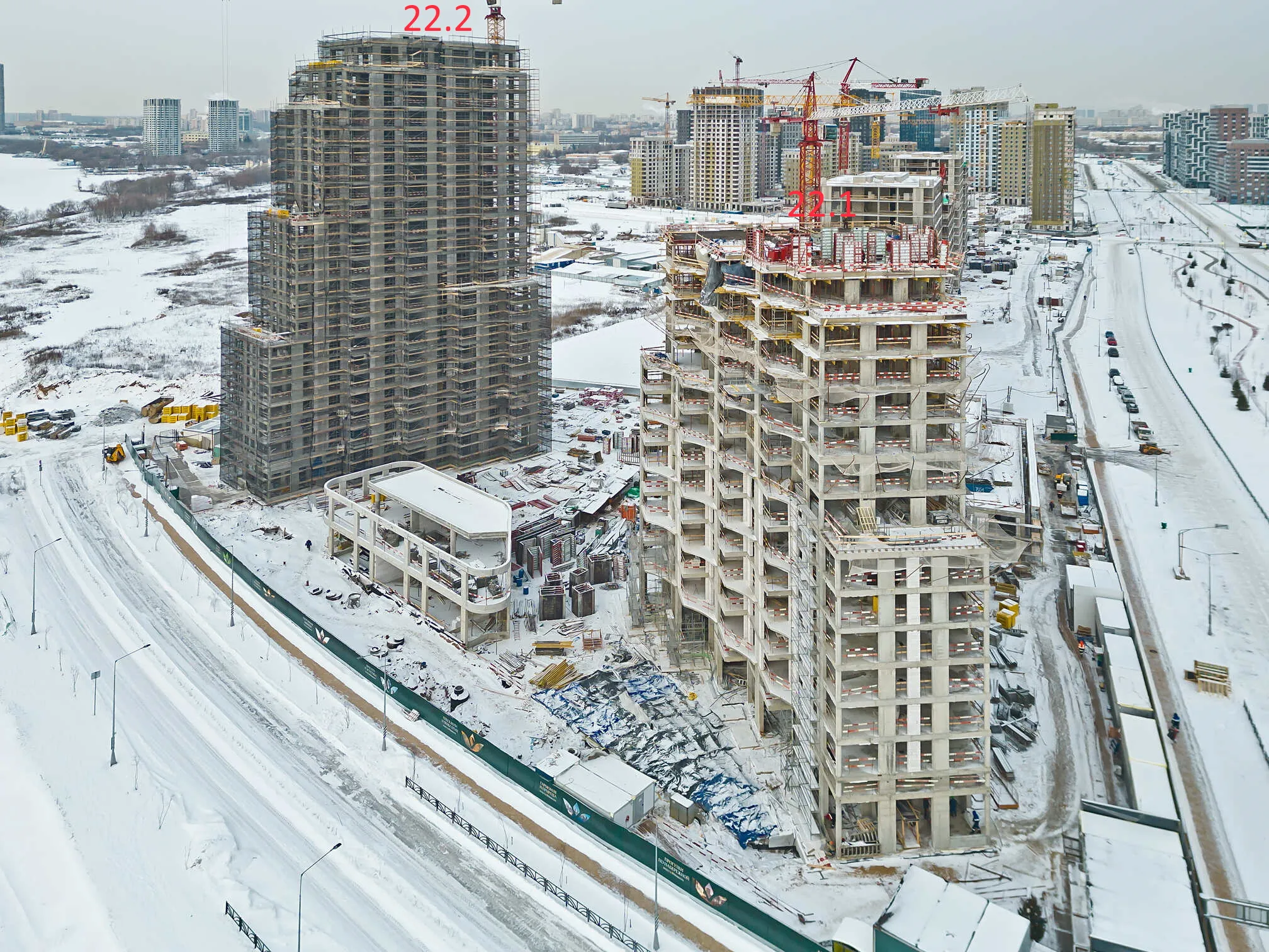 ЖК "Клубный город на реке Primavera" (Клубный город на реке Примавера) ход строительства