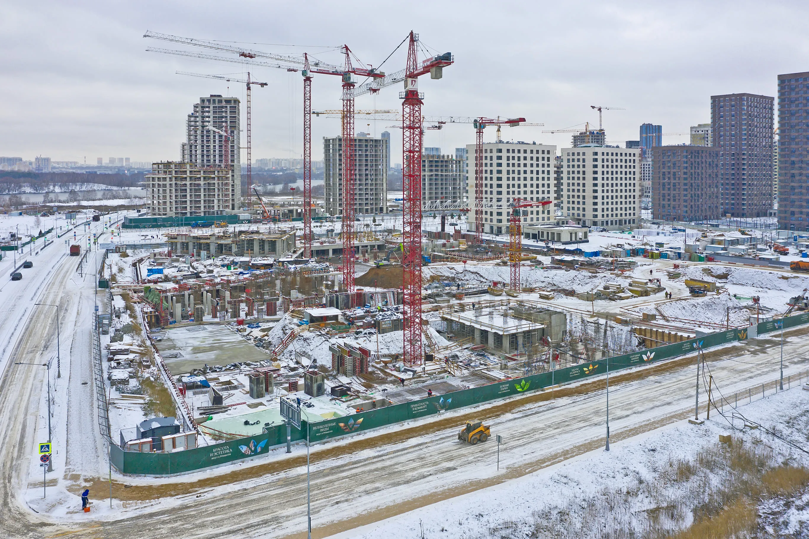 ЖК "Клубный город на реке Primavera" (Клубный город на реке Примавера) ход строительства