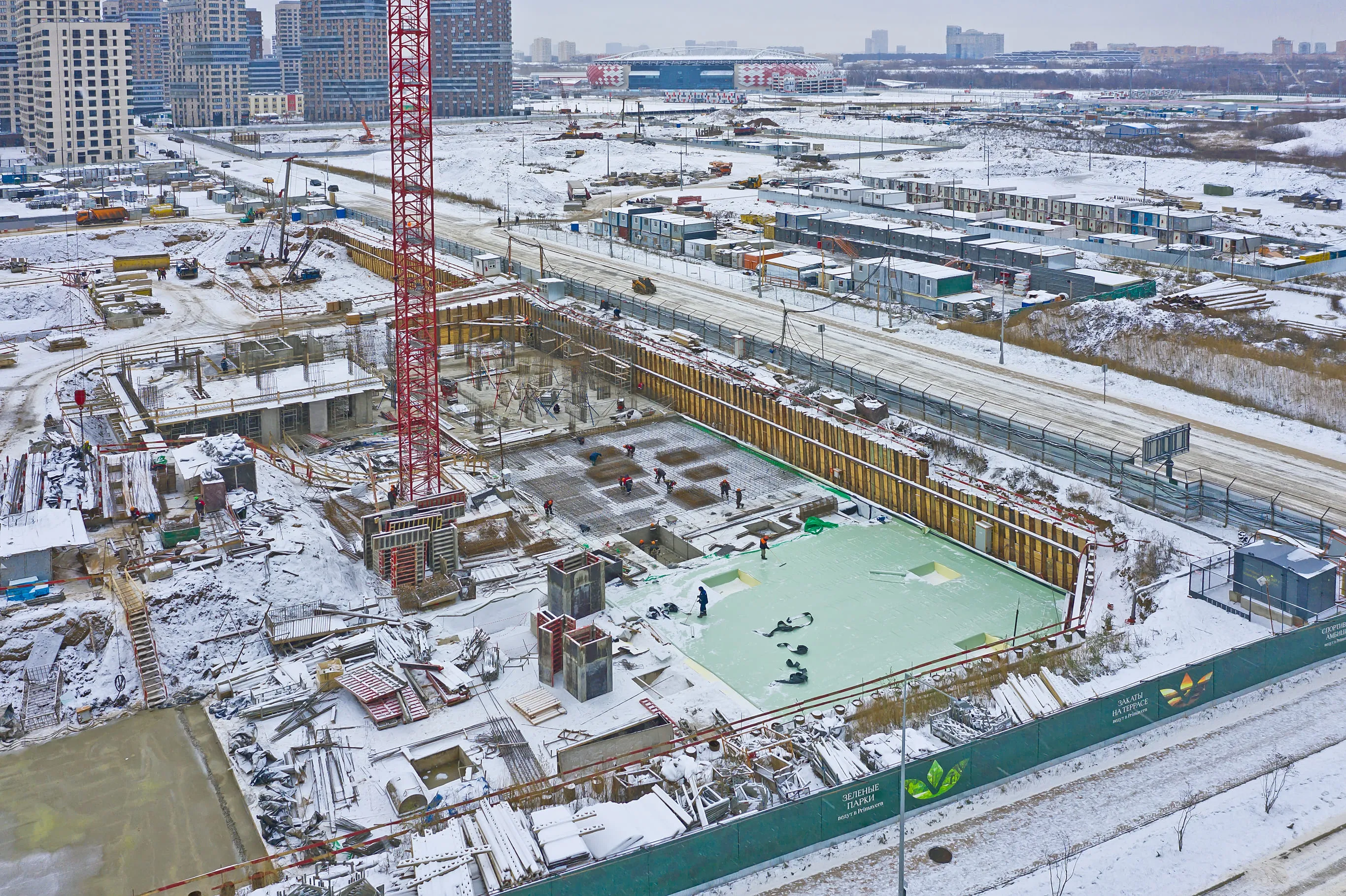 ЖК "Клубный город на реке Primavera" (Клубный город на реке Примавера) ход строительства