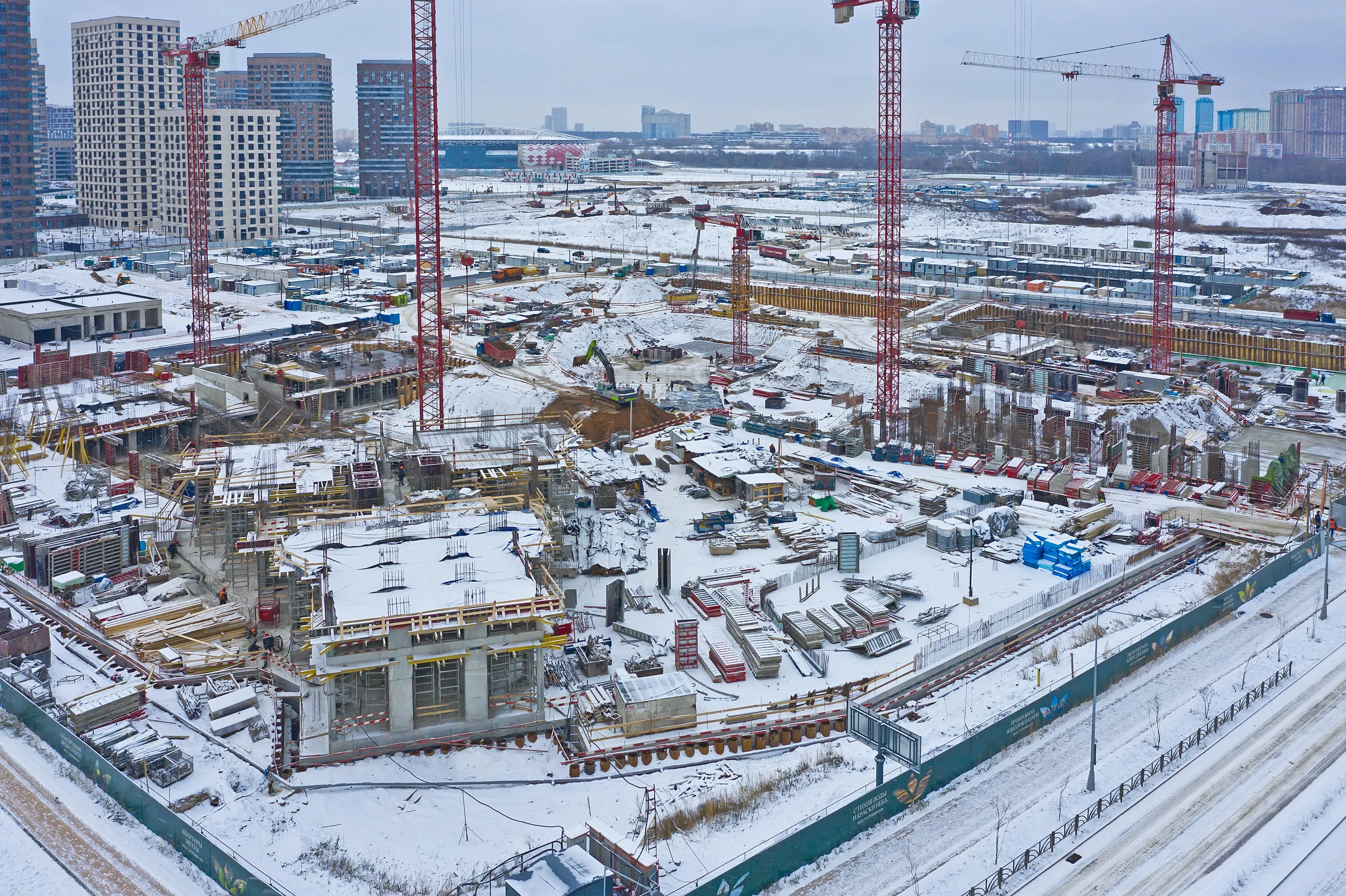 ЖК "Клубный город на реке Primavera" (Клубный город на реке Примавера) ход строительства