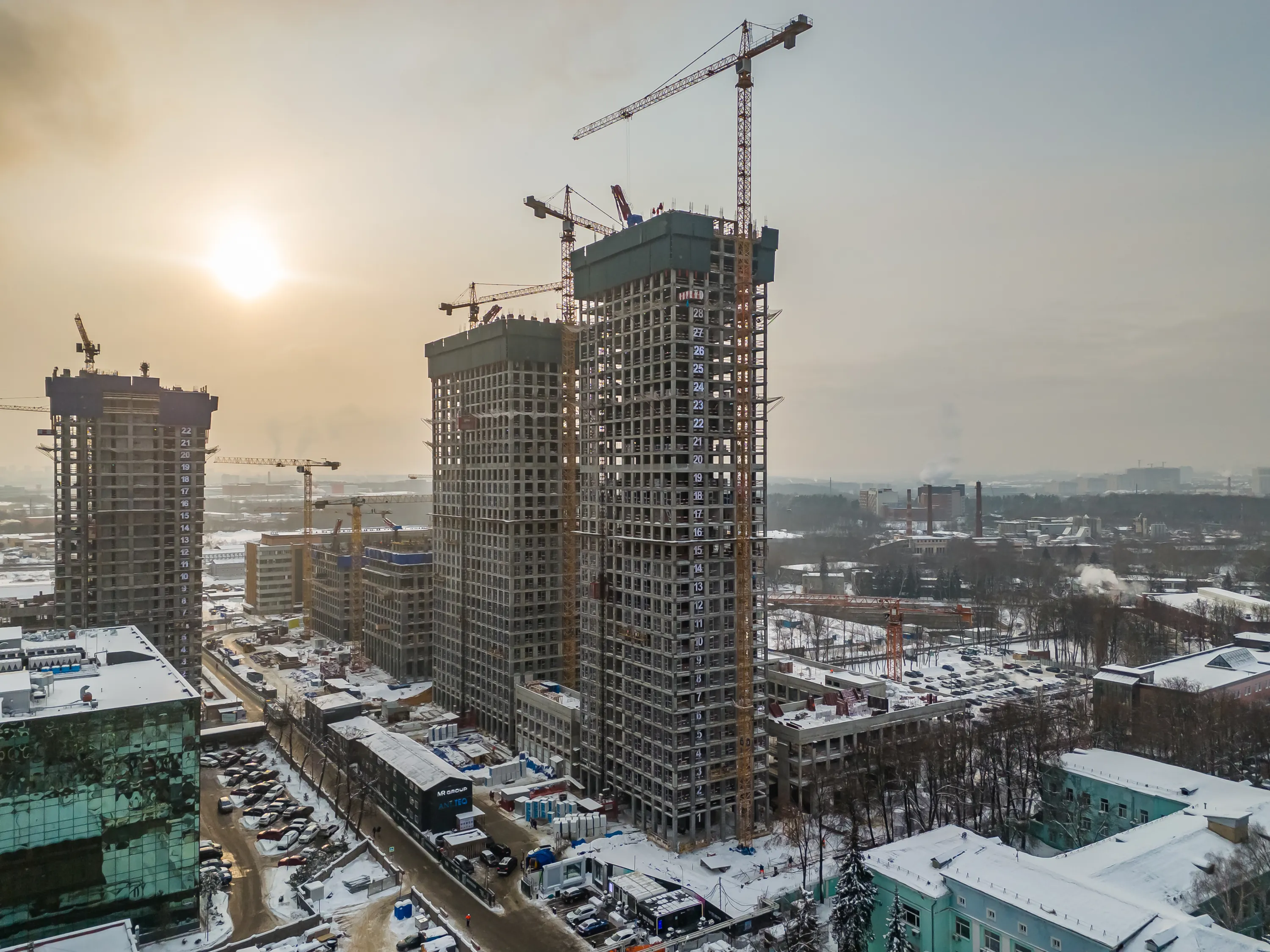 ЖК SET (СEТ) ход строительства