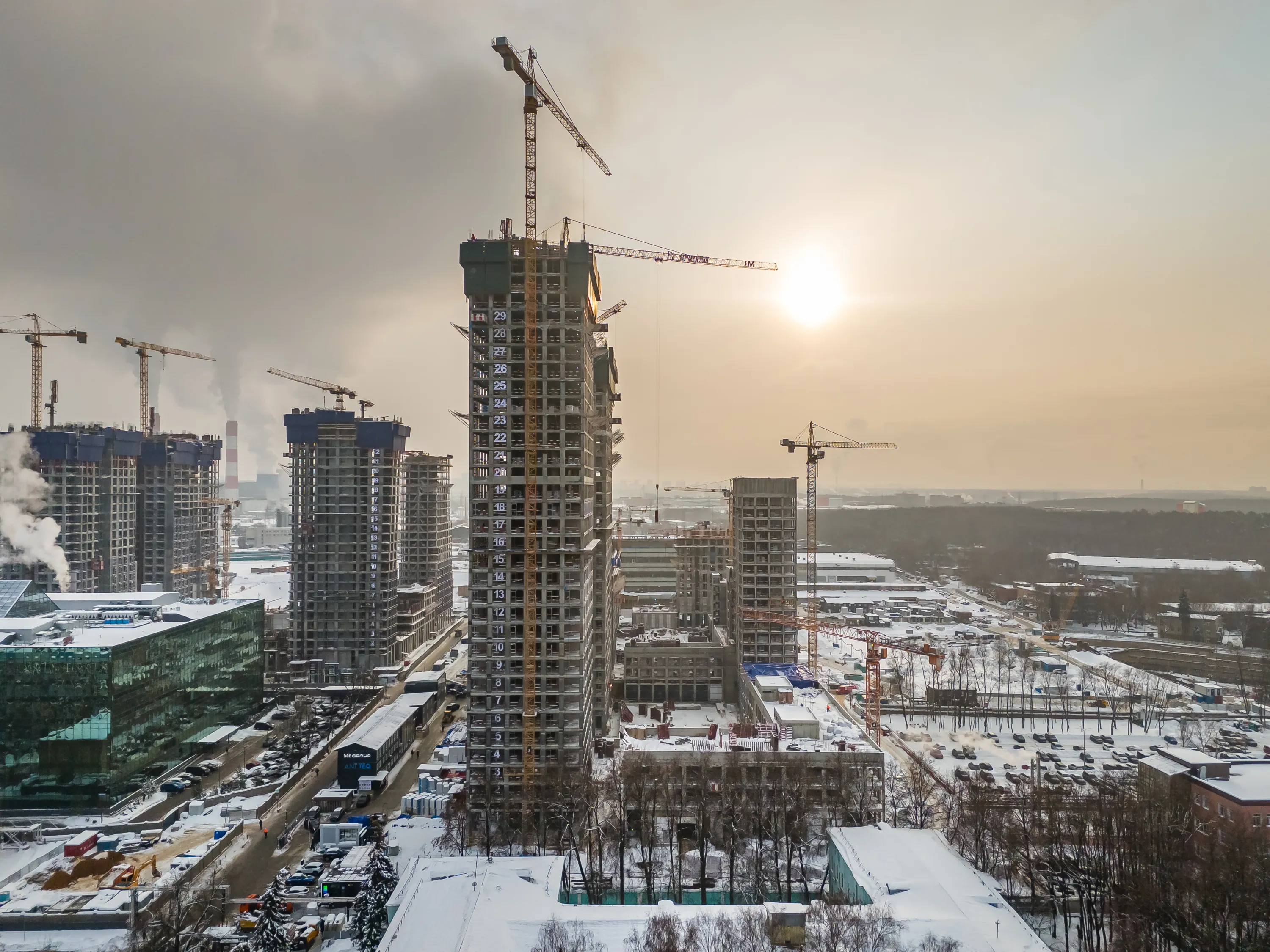 ЖК SET (СEТ) ход строительства