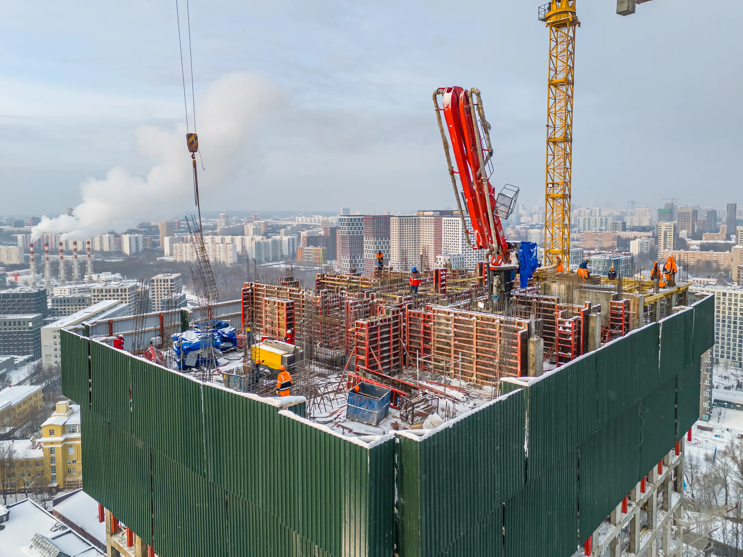 ЖК SET (СEТ) ход строительства