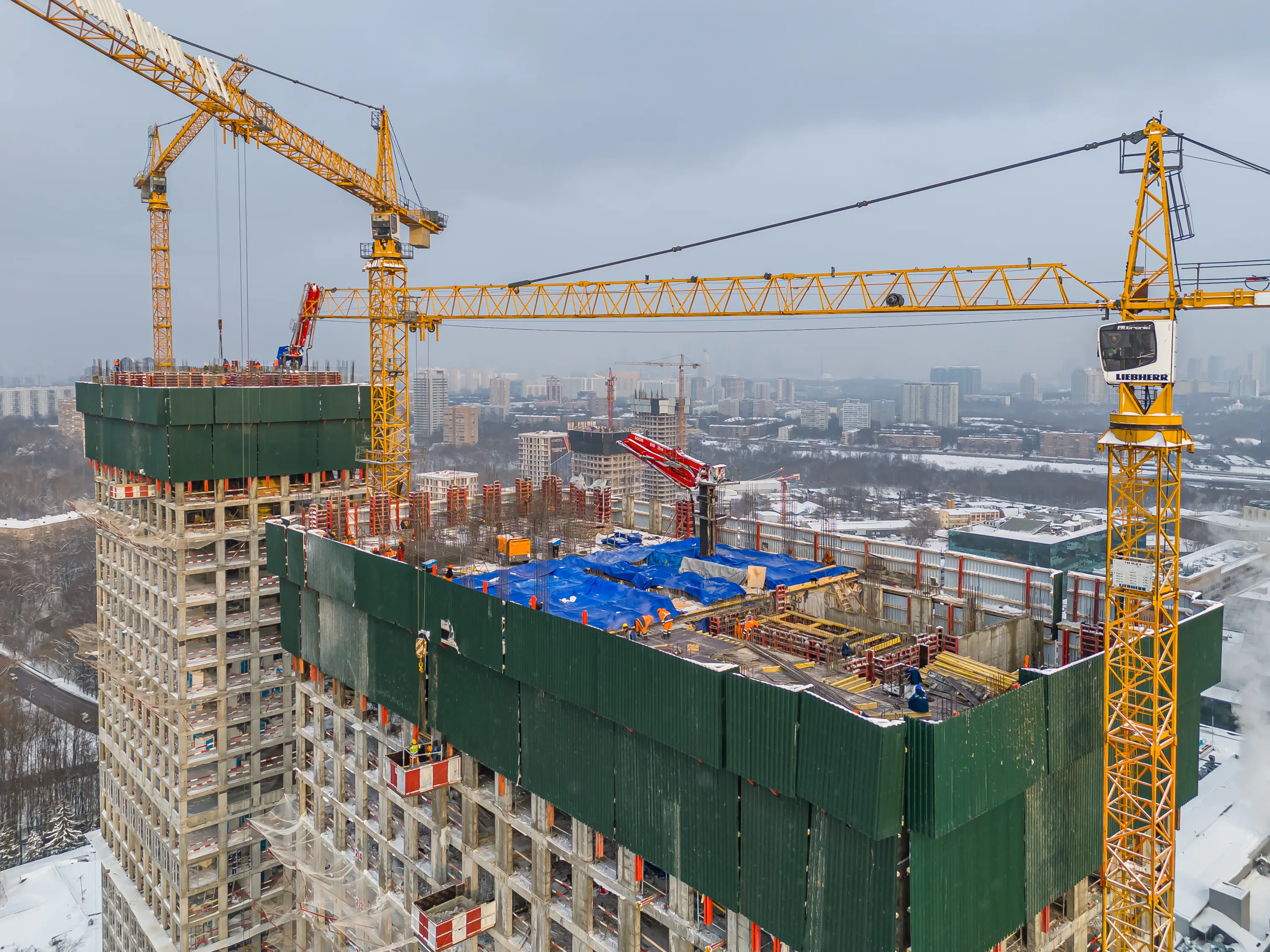 ЖК SET (СEТ) ход строительства