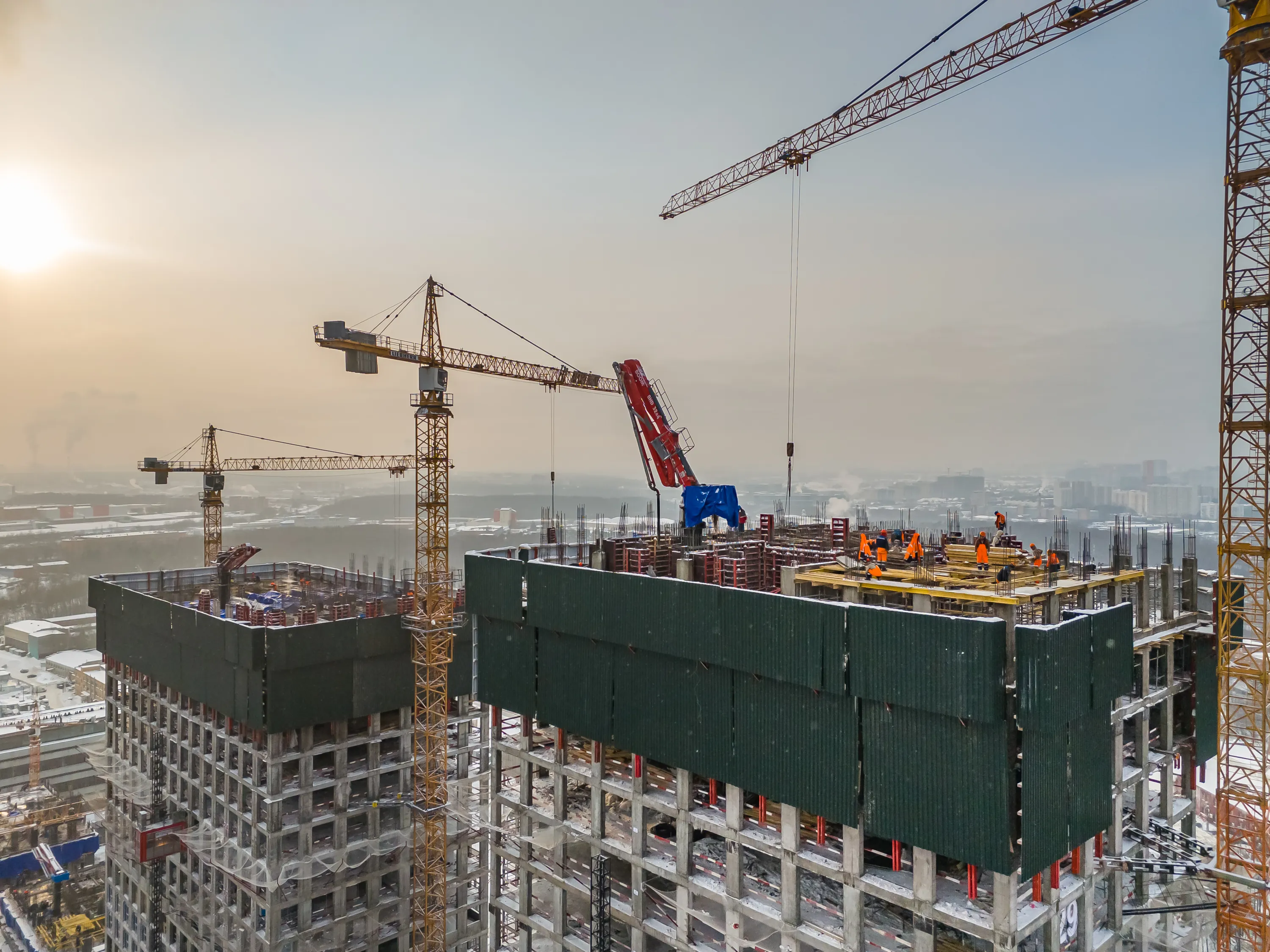 ЖК SET (СEТ) ход строительства