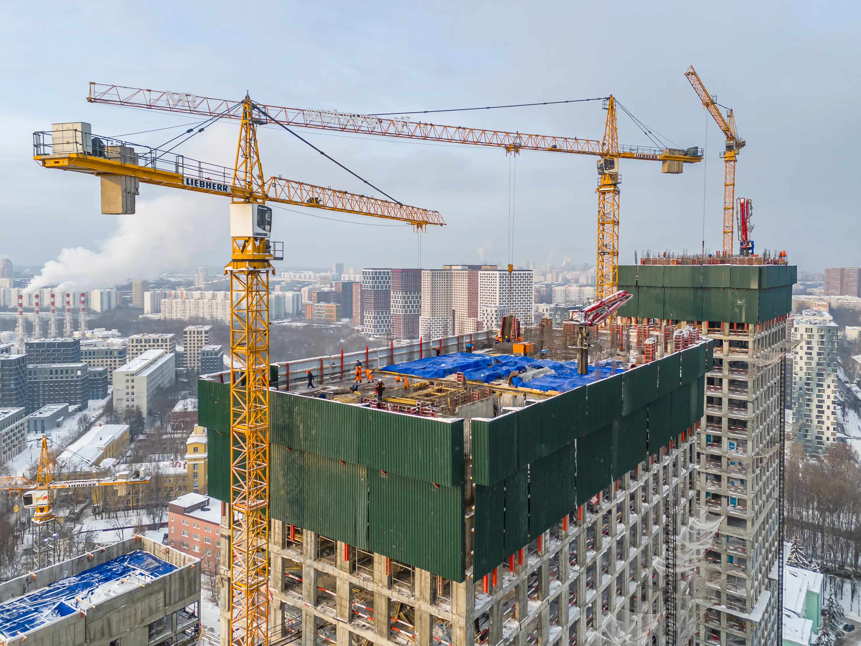 ЖК SET (СEТ) ход строительства