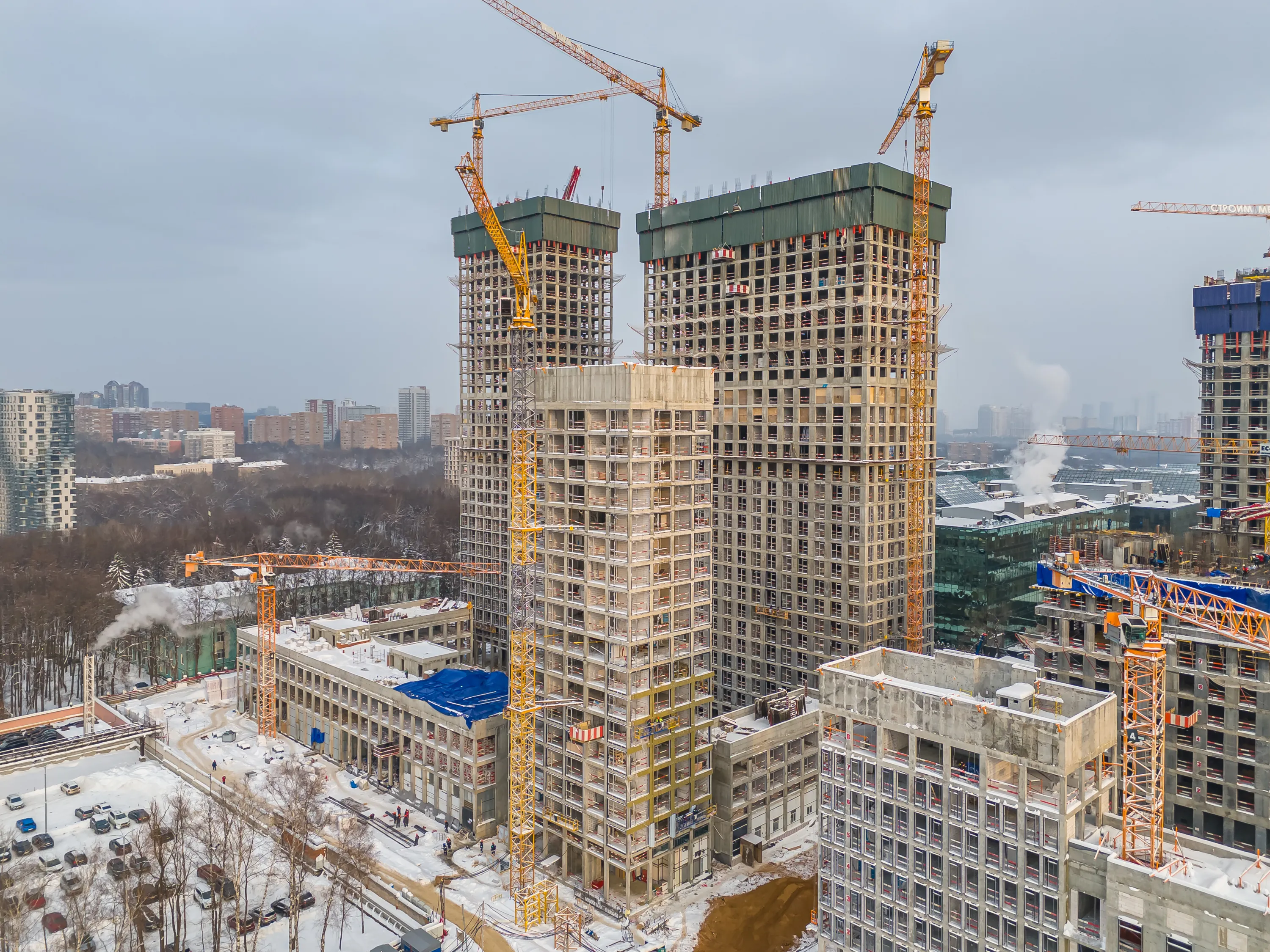 ЖК SET (СEТ) ход строительства