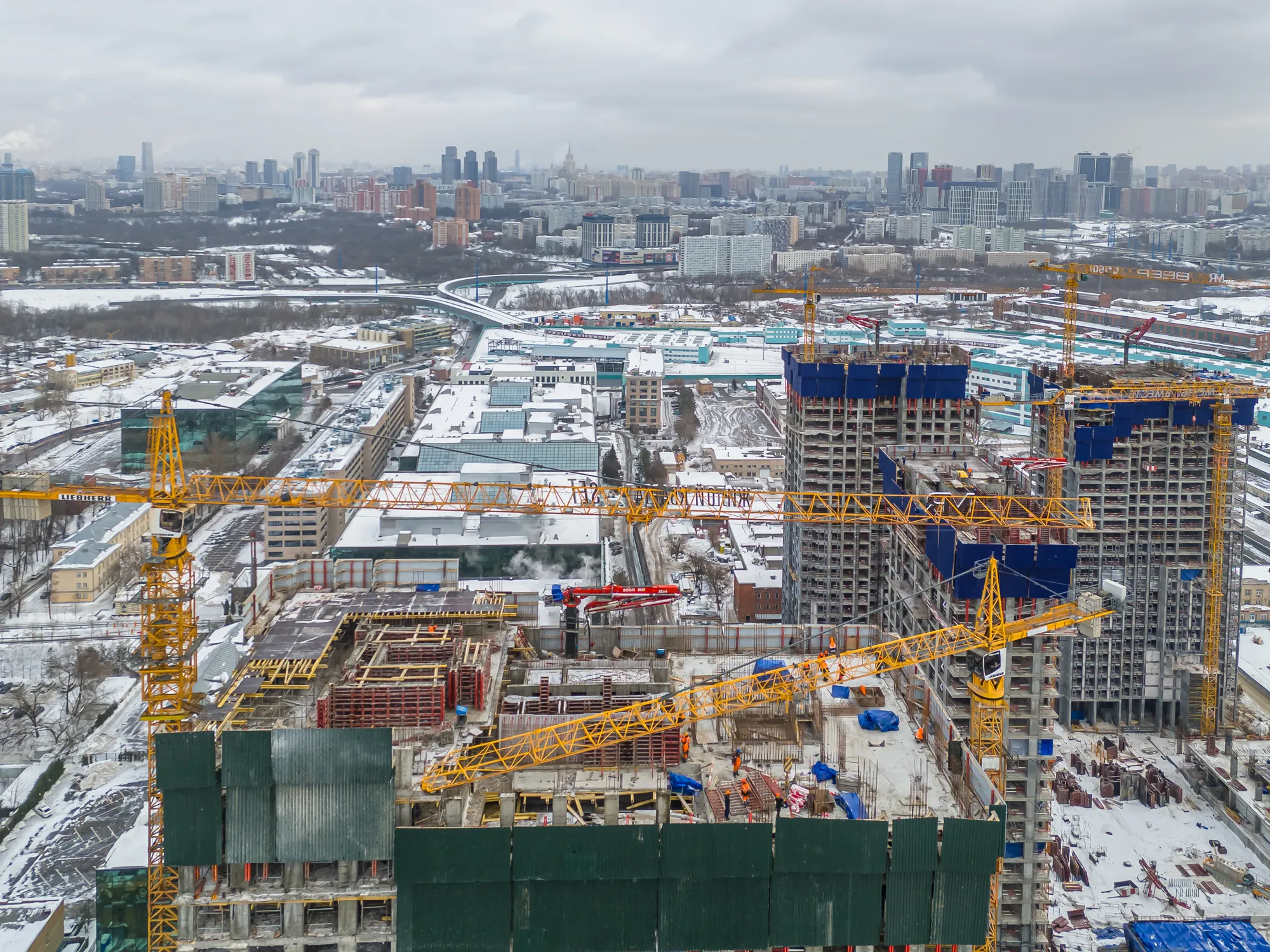 ЖК SET (СEТ) ход строительства