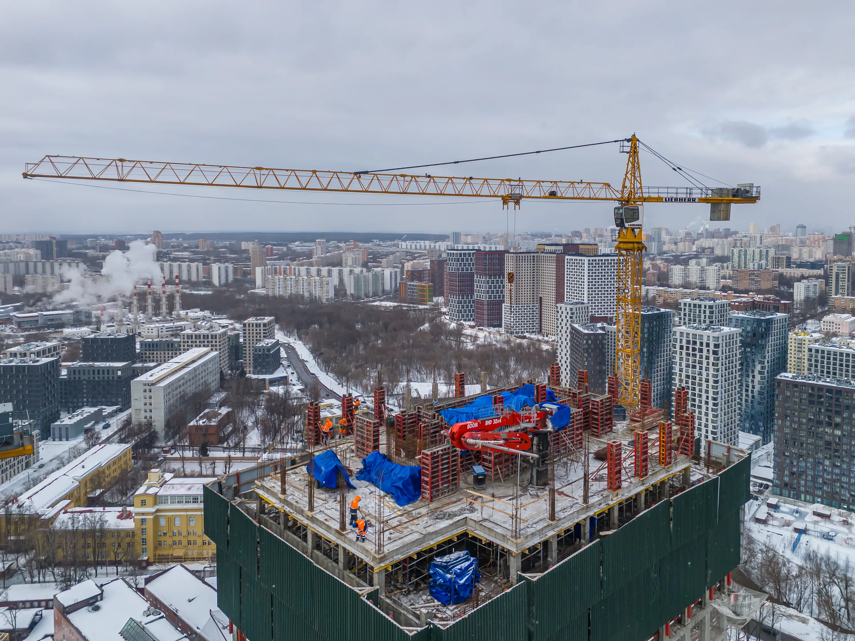 ЖК SET (СEТ) ход строительства