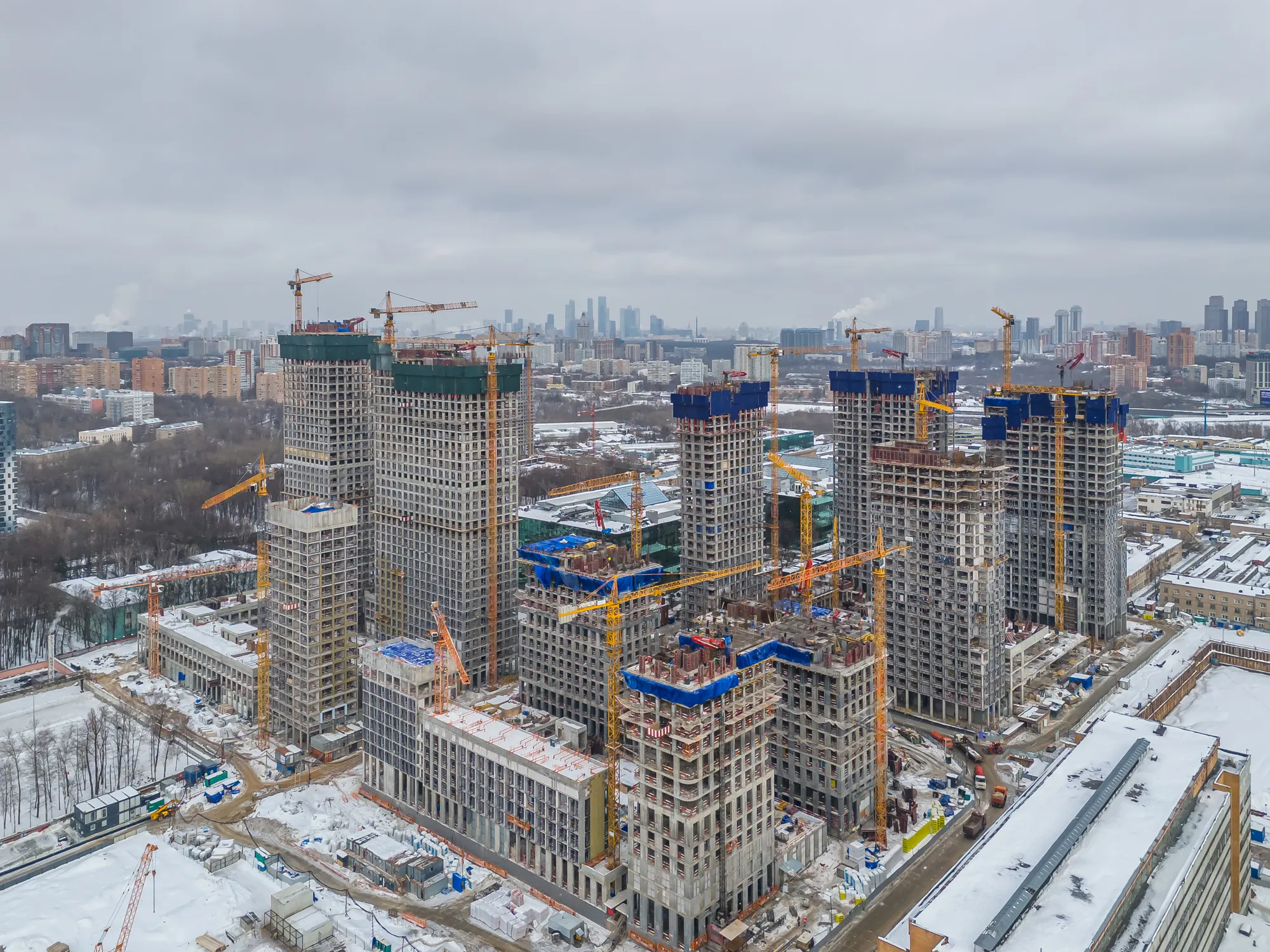 ЖК SET (СEТ) ход строительства