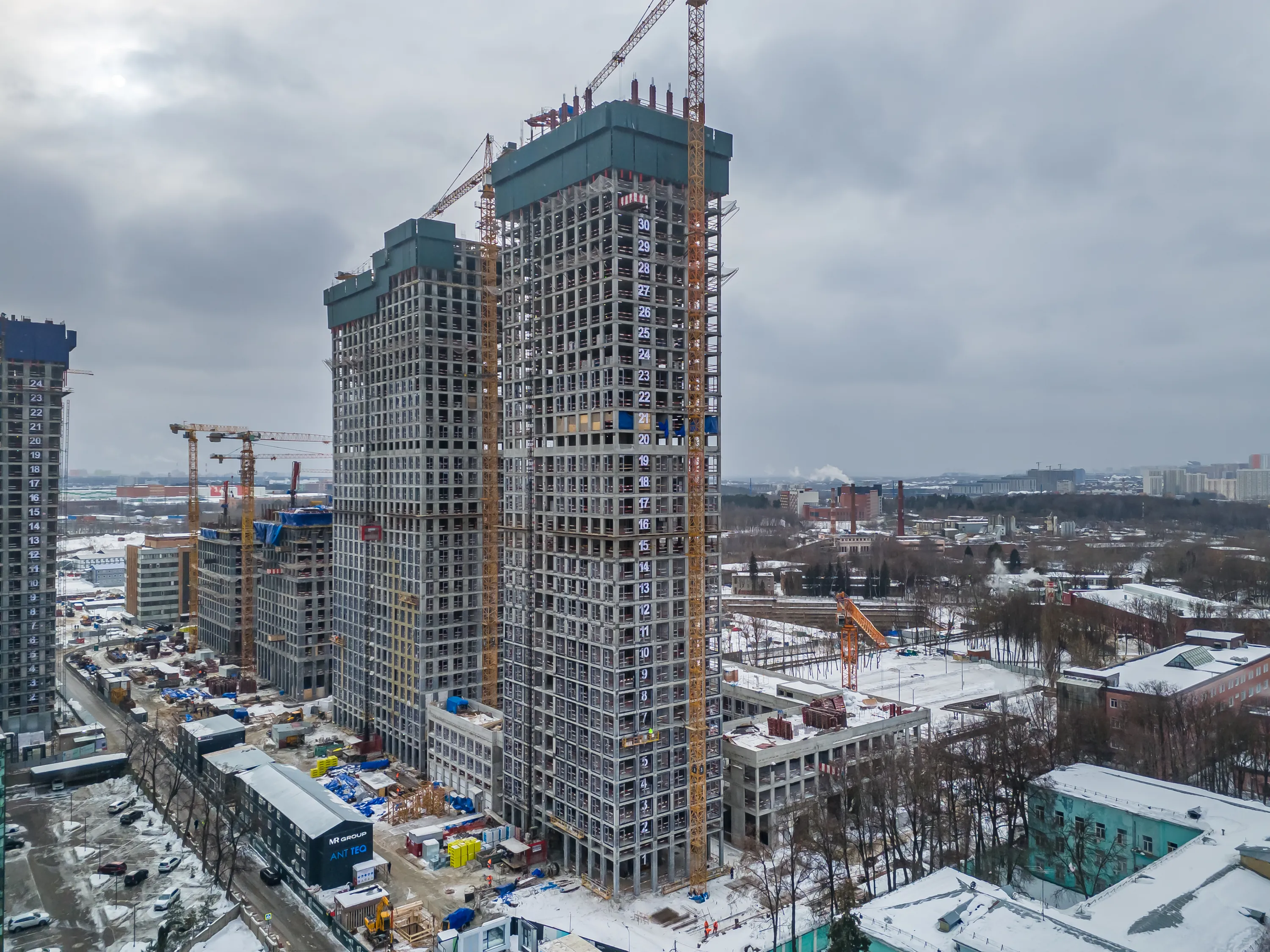 ЖК SET (СEТ) ход строительства