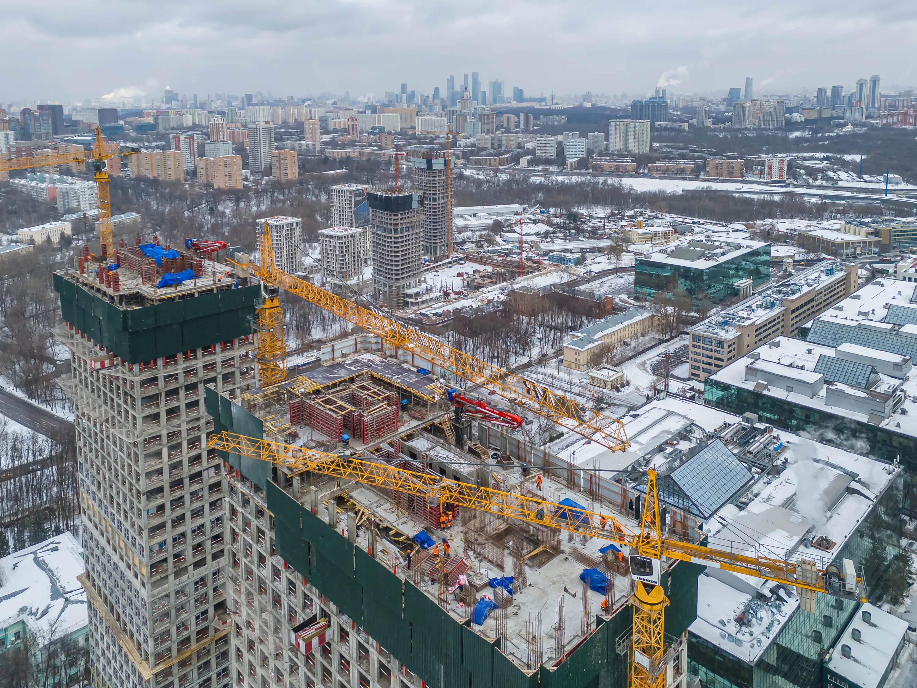 ЖК SET (СEТ) ход строительства