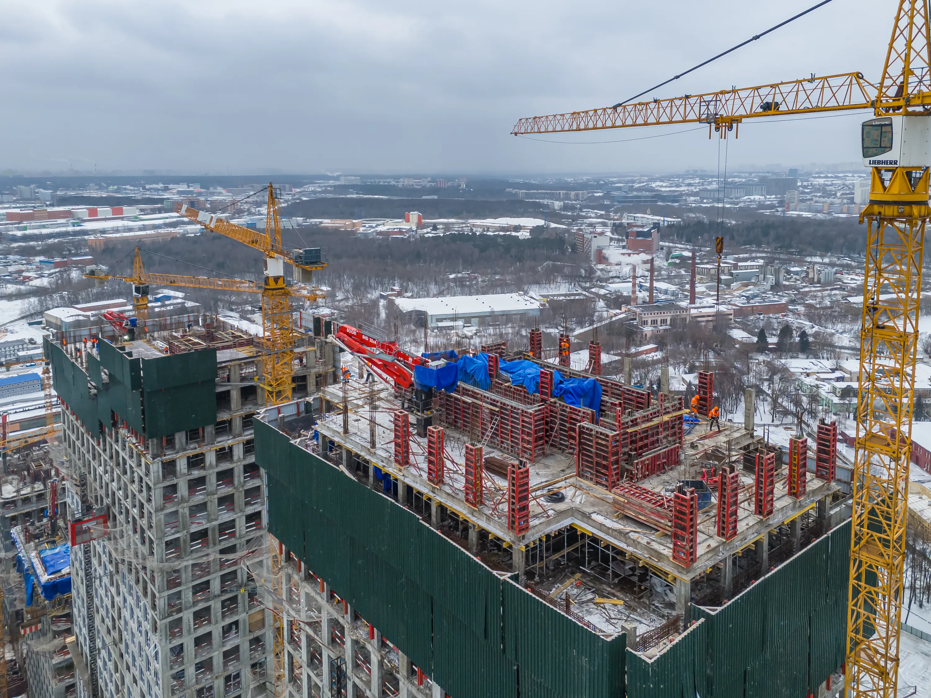 ЖК SET (СEТ) ход строительства