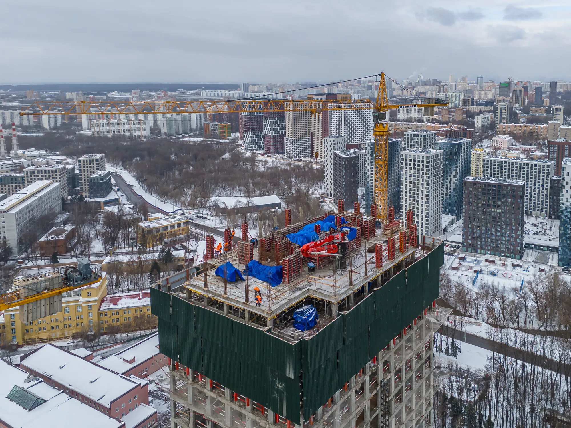 ЖК SET (СEТ) ход строительства