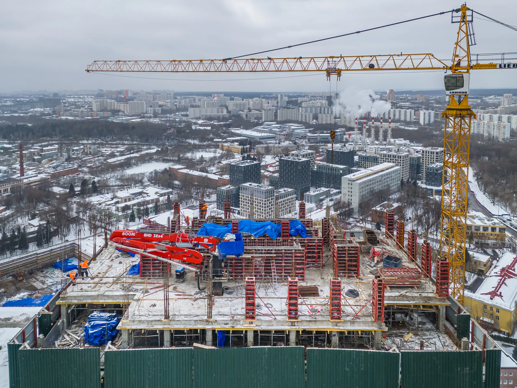 ЖК SET (СEТ) ход строительства