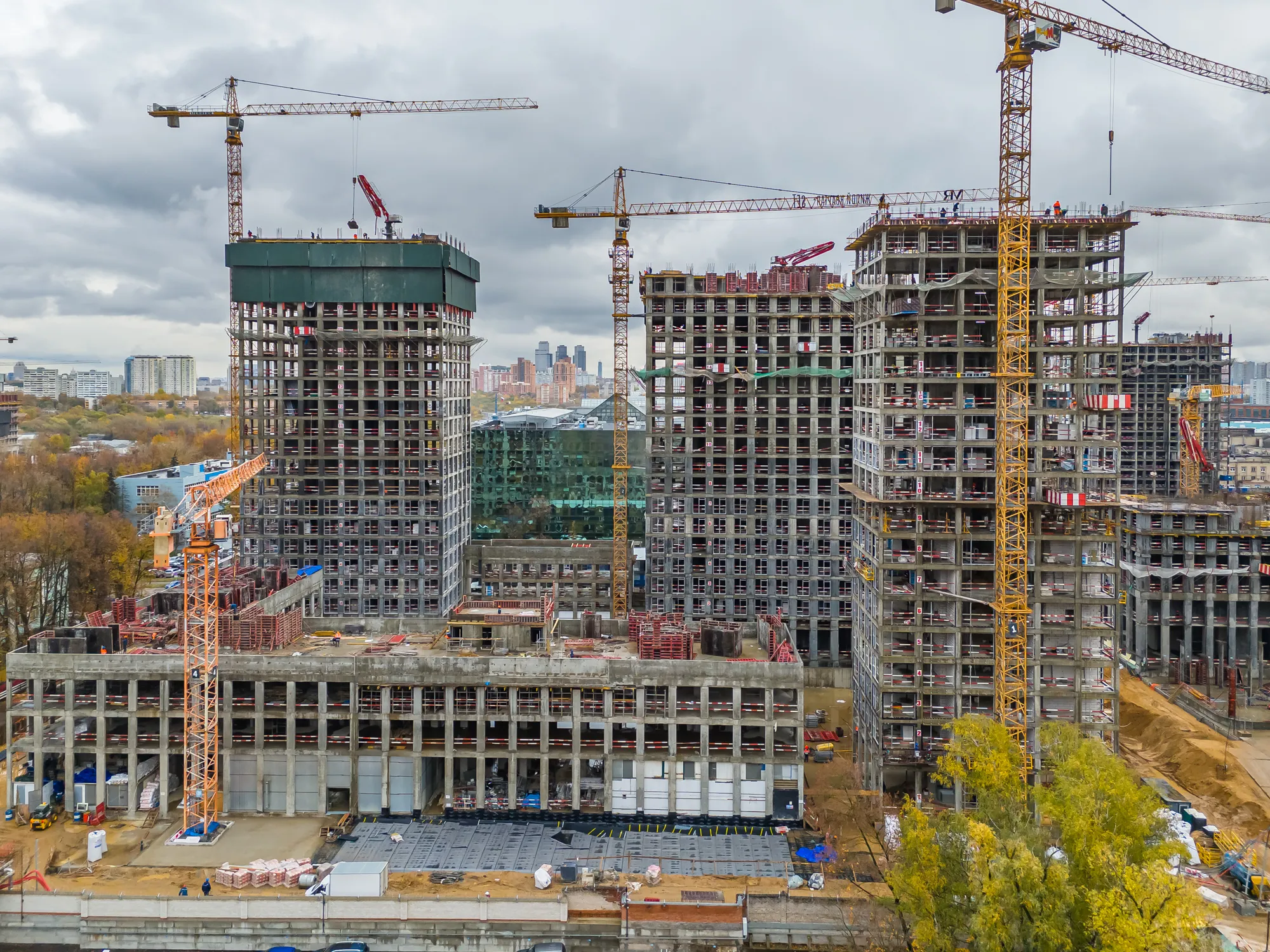 ЖК SET (СEТ) ход строительства