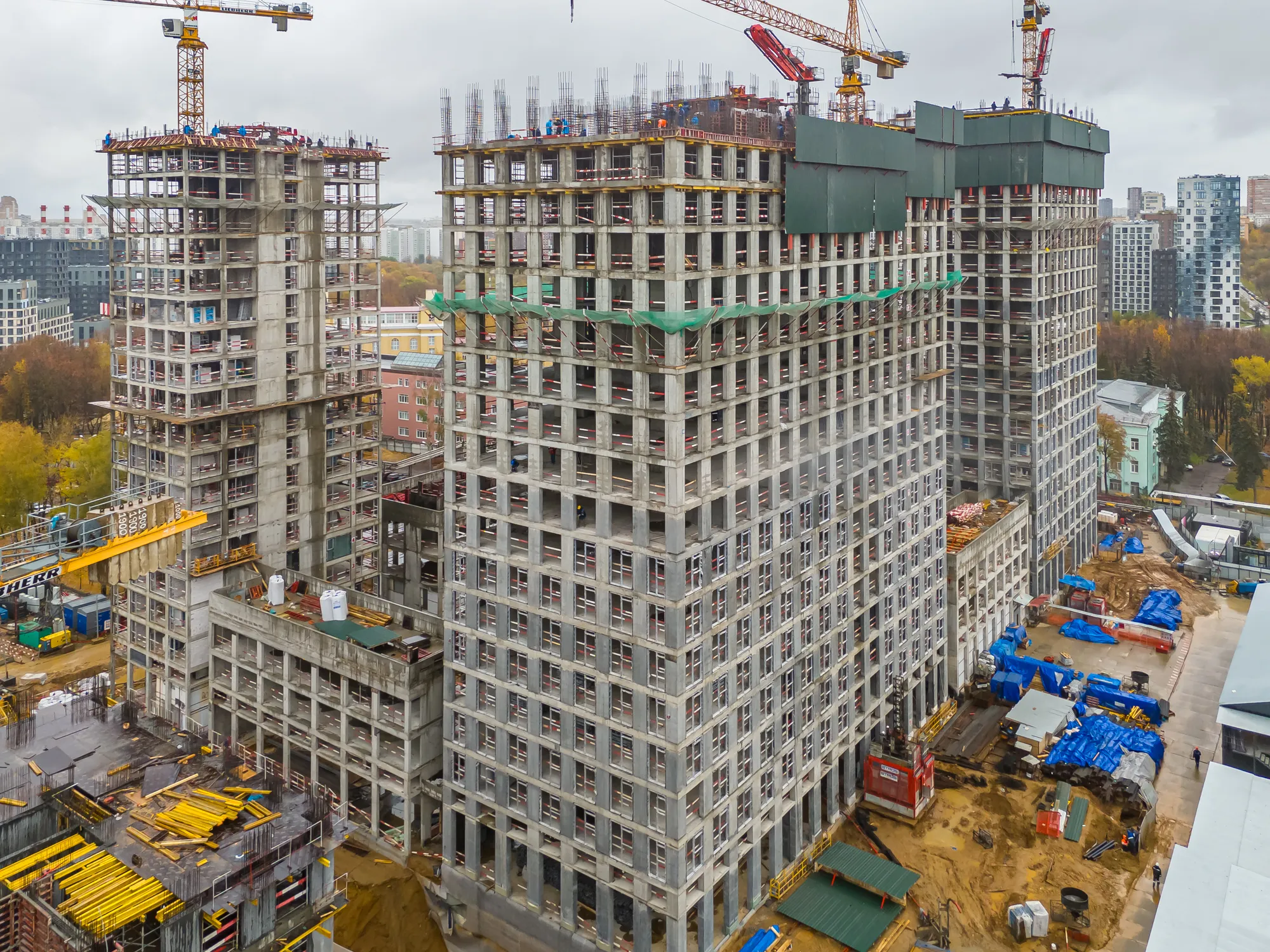 ЖК SET (СEТ) ход строительства