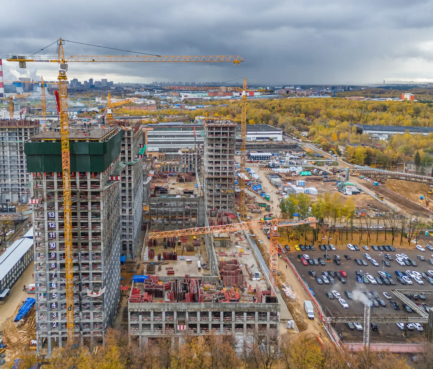 ЖК SET (СEТ) ход строительства