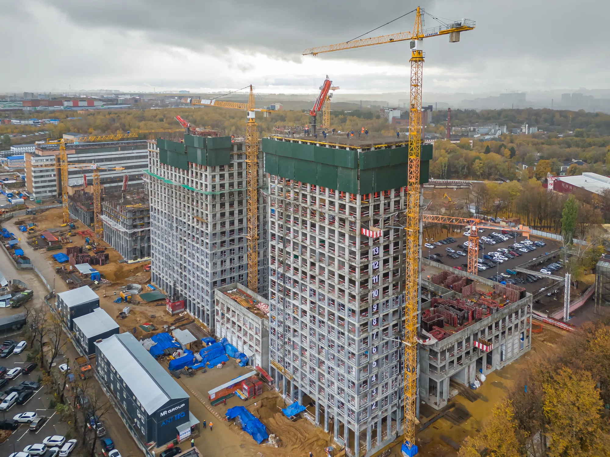 ЖК SET (СEТ) ход строительства