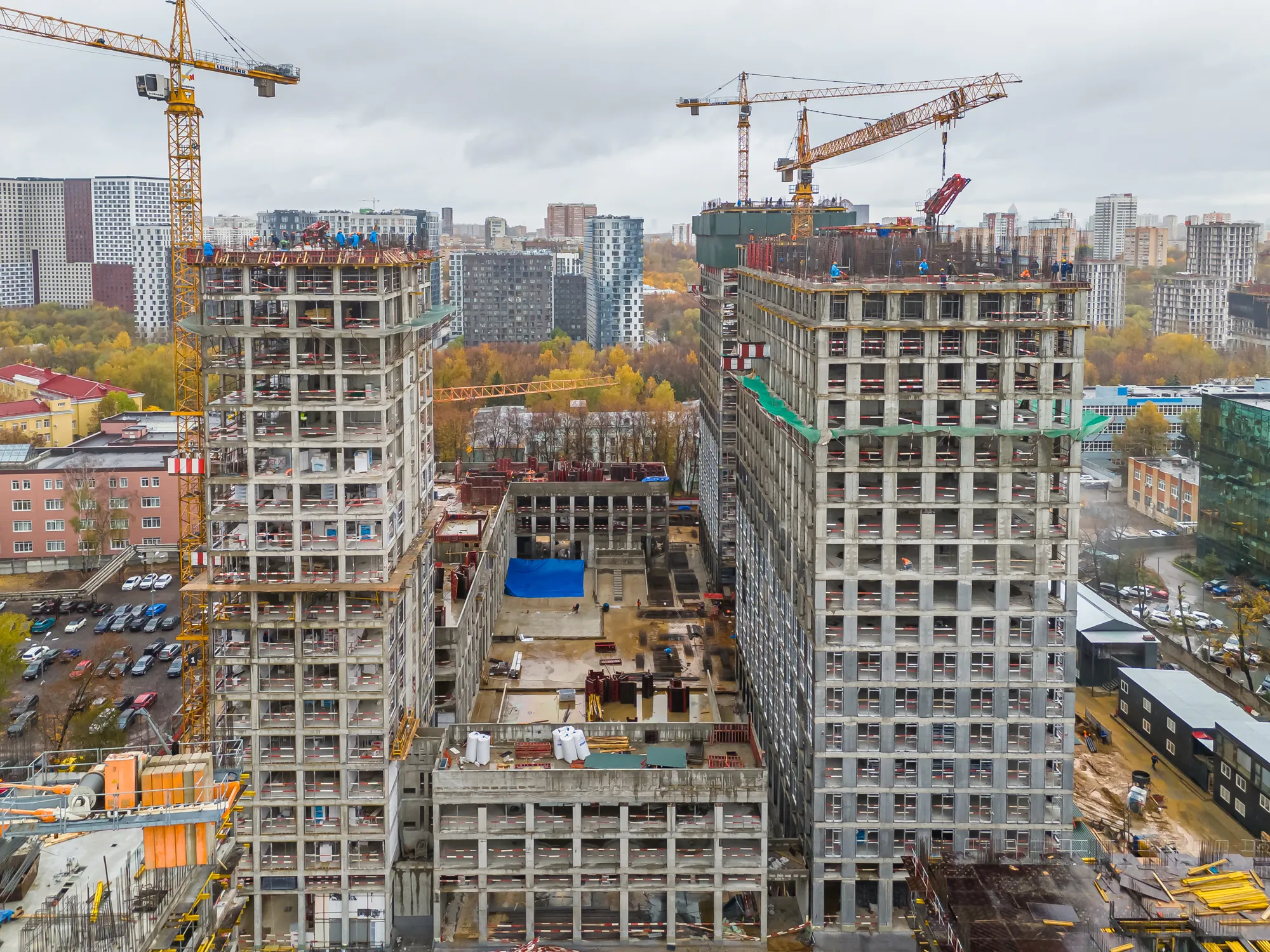 ЖК SET (СEТ) ход строительства