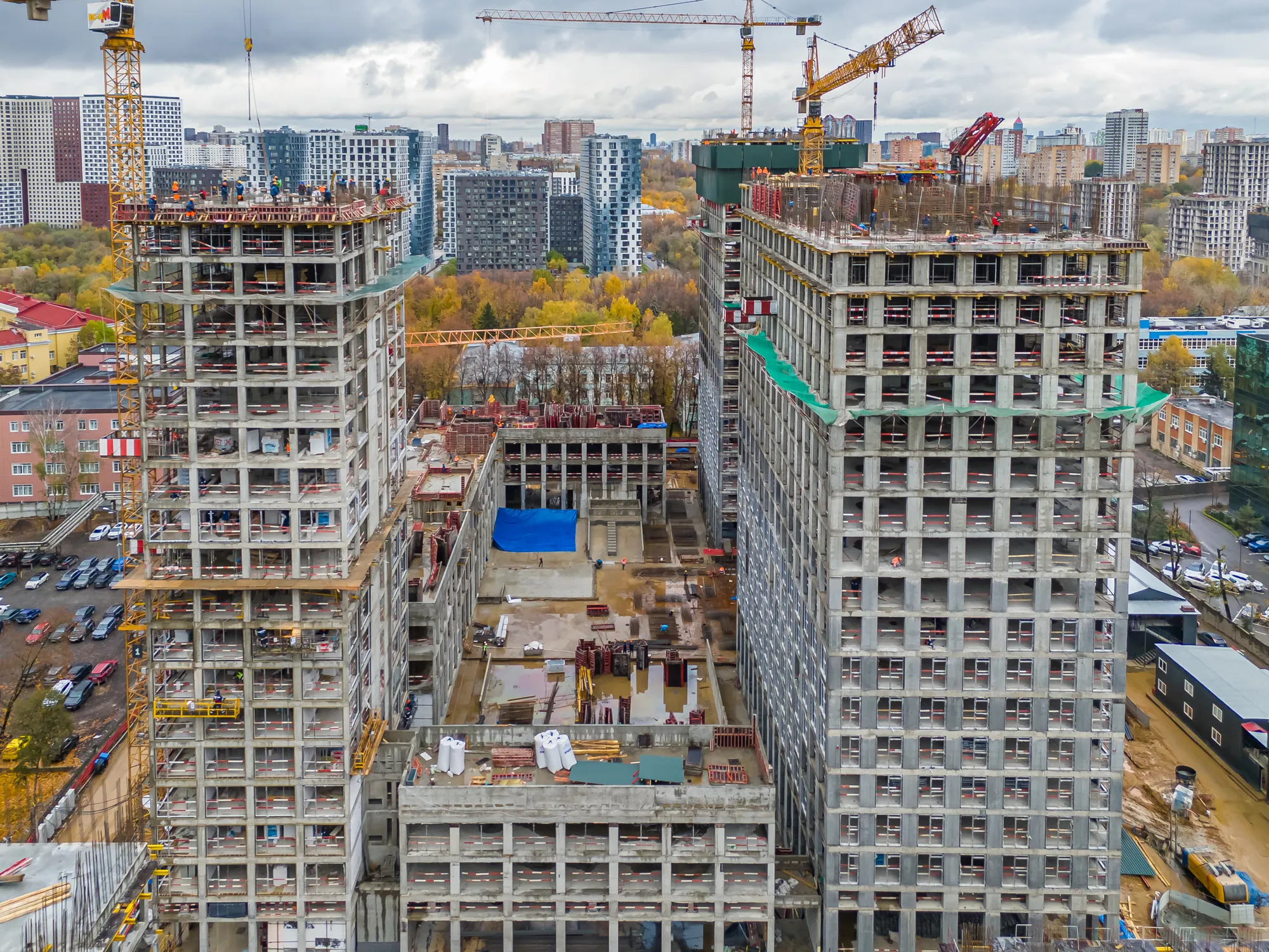 ЖК SET (СEТ) ход строительства