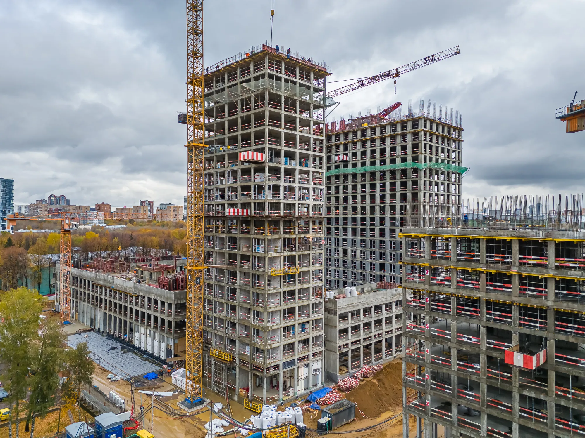 ЖК SET (СEТ) ход строительства