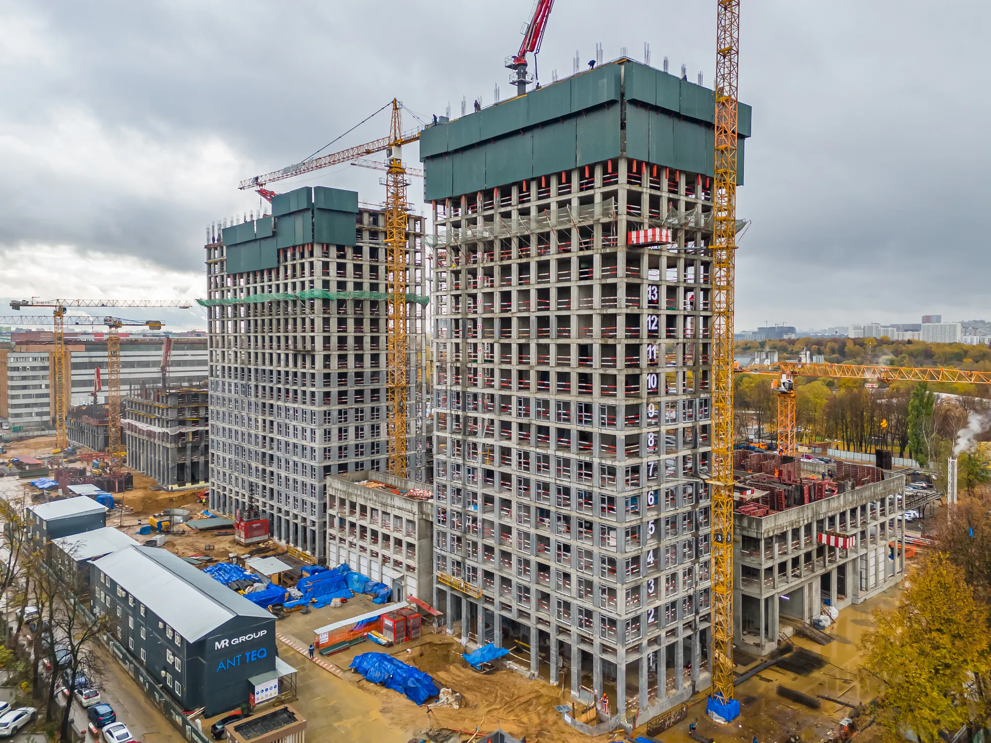 ЖК SET (СEТ) ход строительства