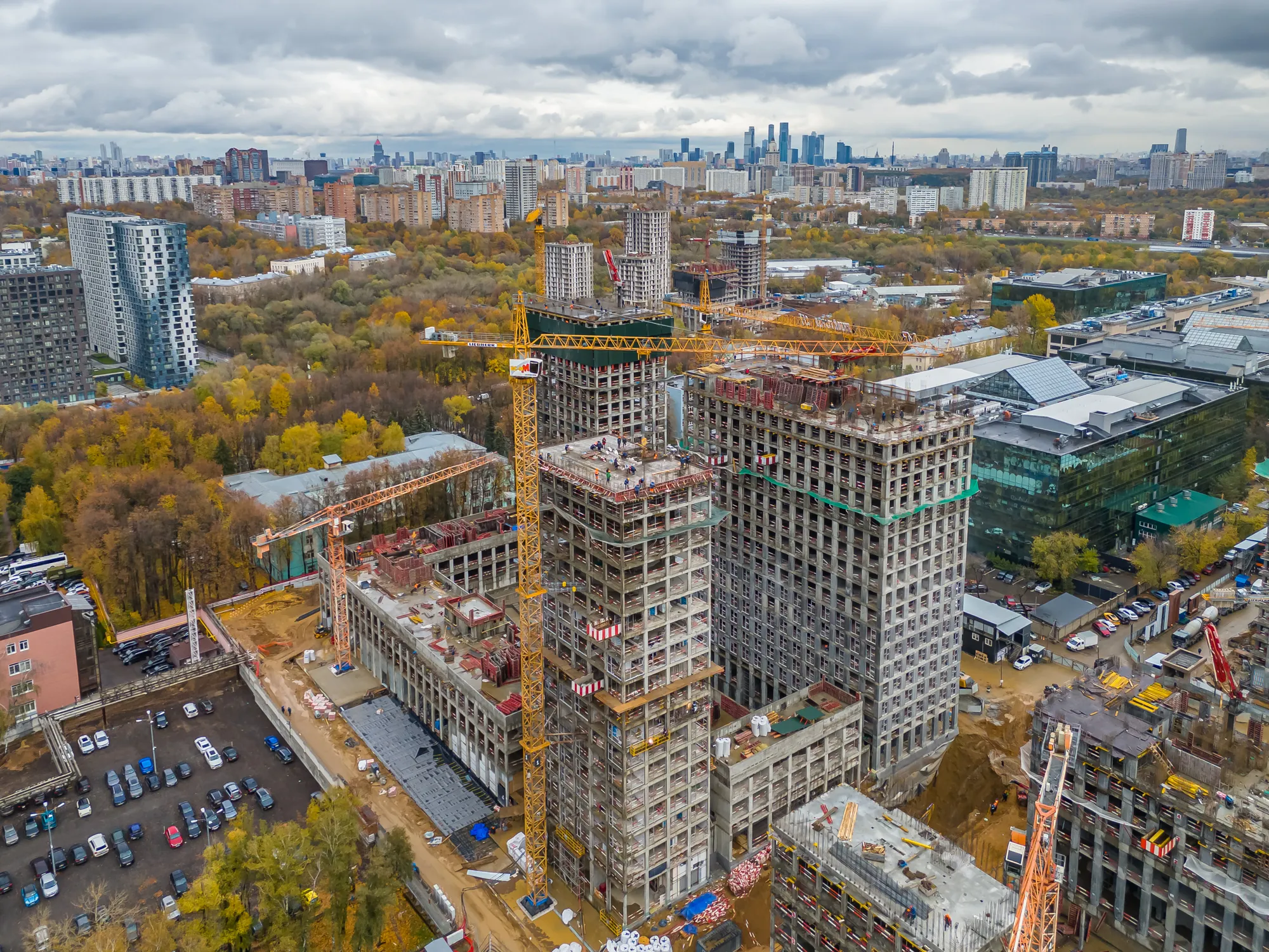 ЖК SET (СEТ) ход строительства