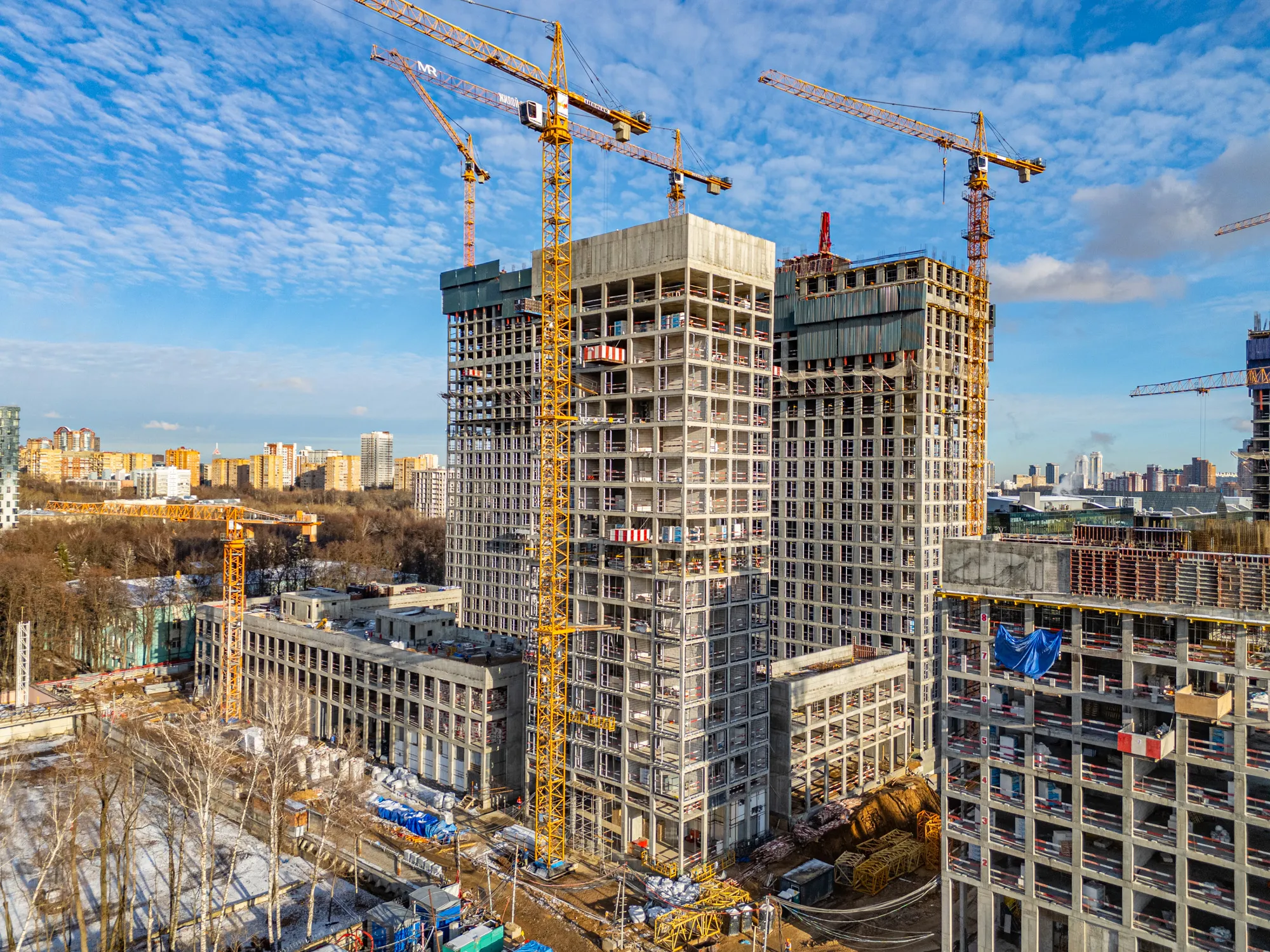 ЖК SET (СEТ) ход строительства