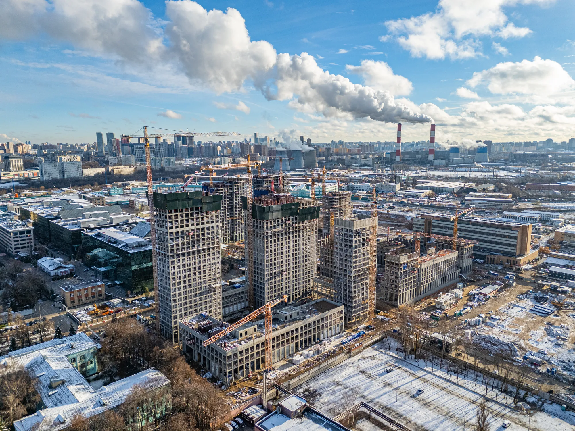 ЖК SET (СEТ) ход строительства