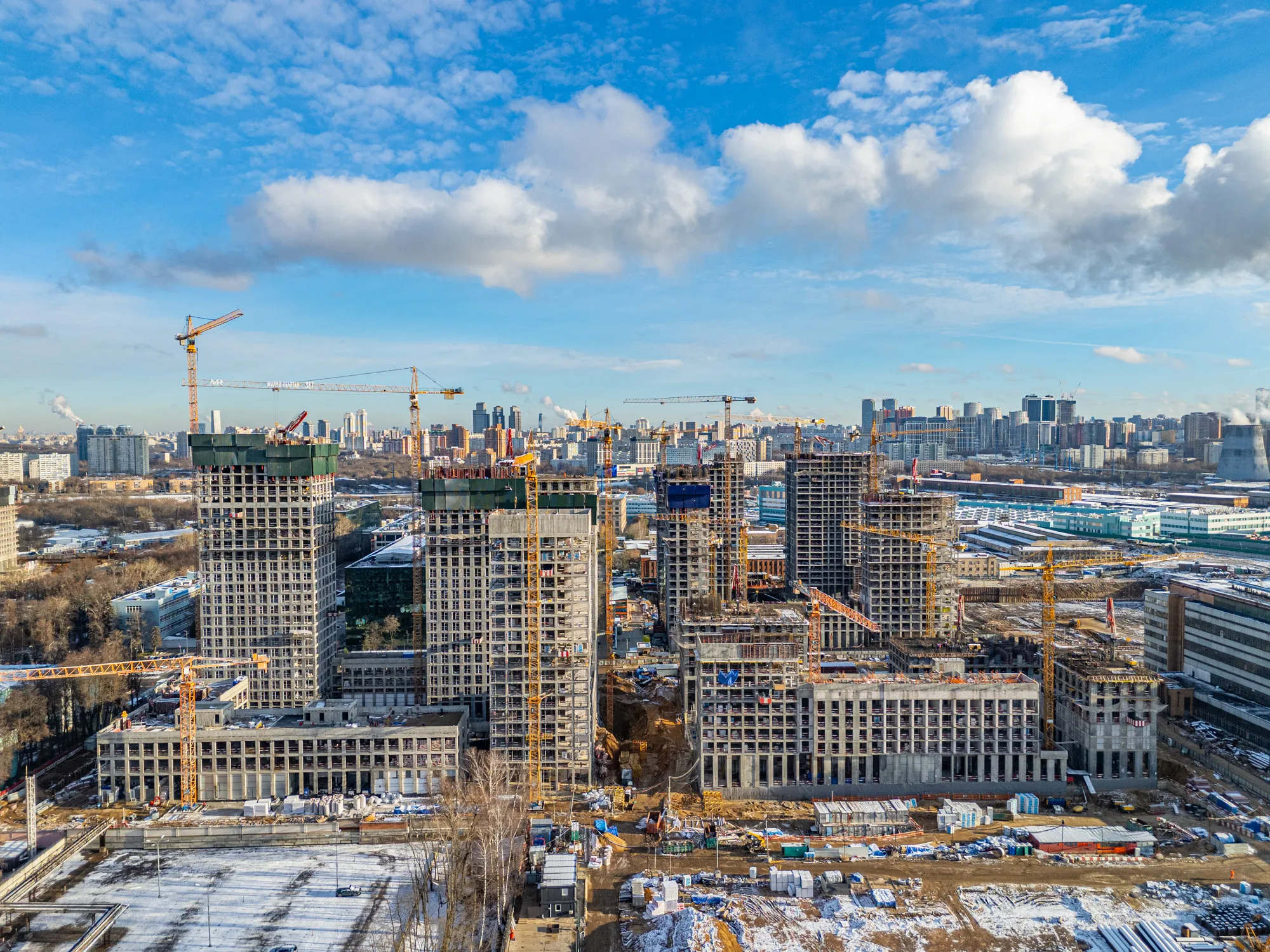 ЖК SET (СEТ) ход строительства