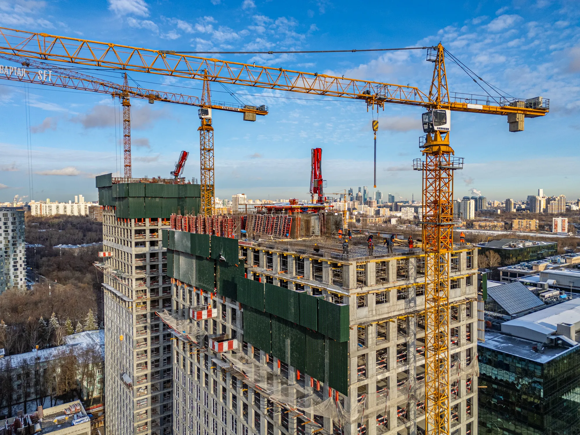 ЖК SET (СEТ) ход строительства