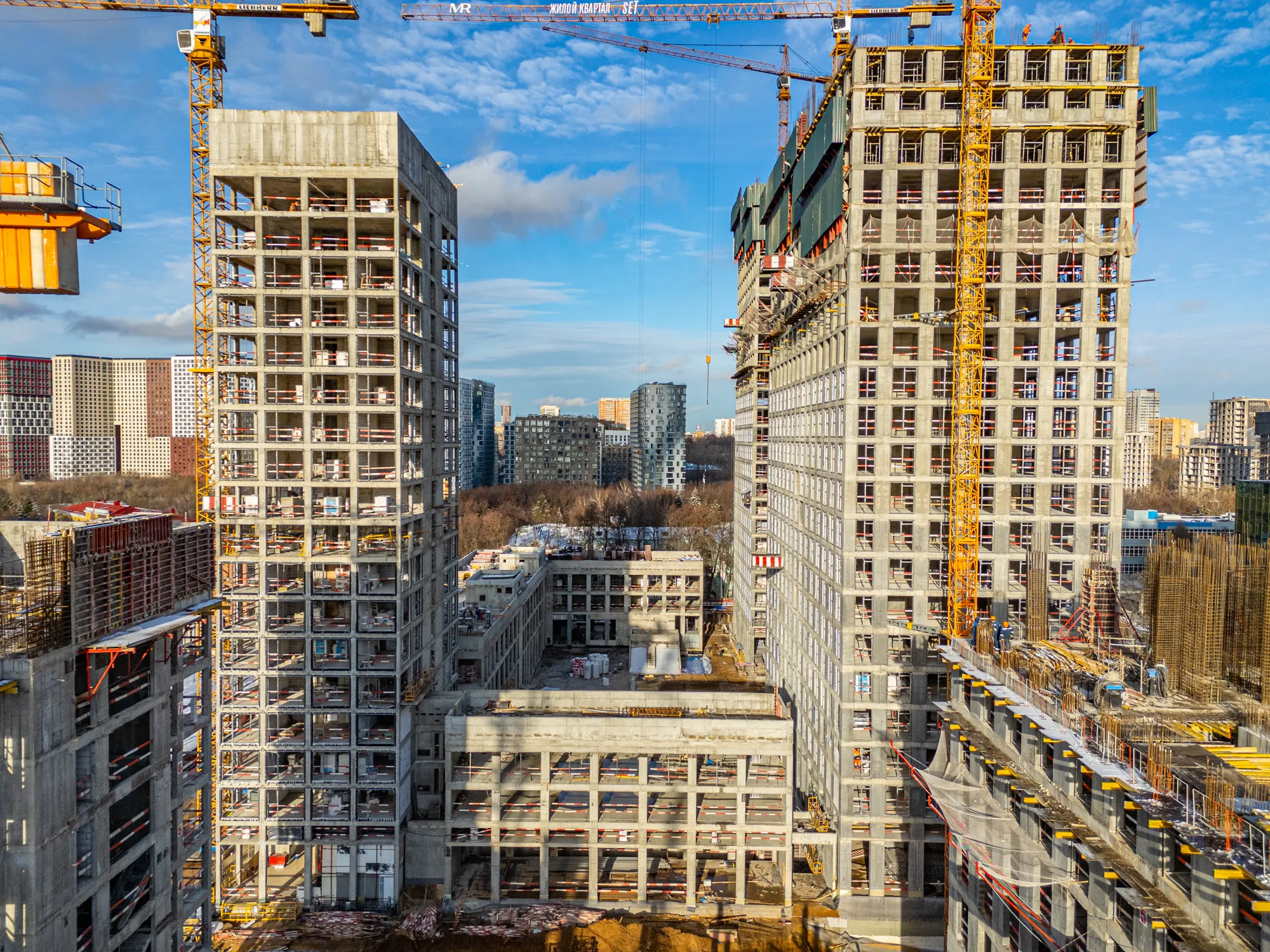 ЖК SET (СEТ) ход строительства