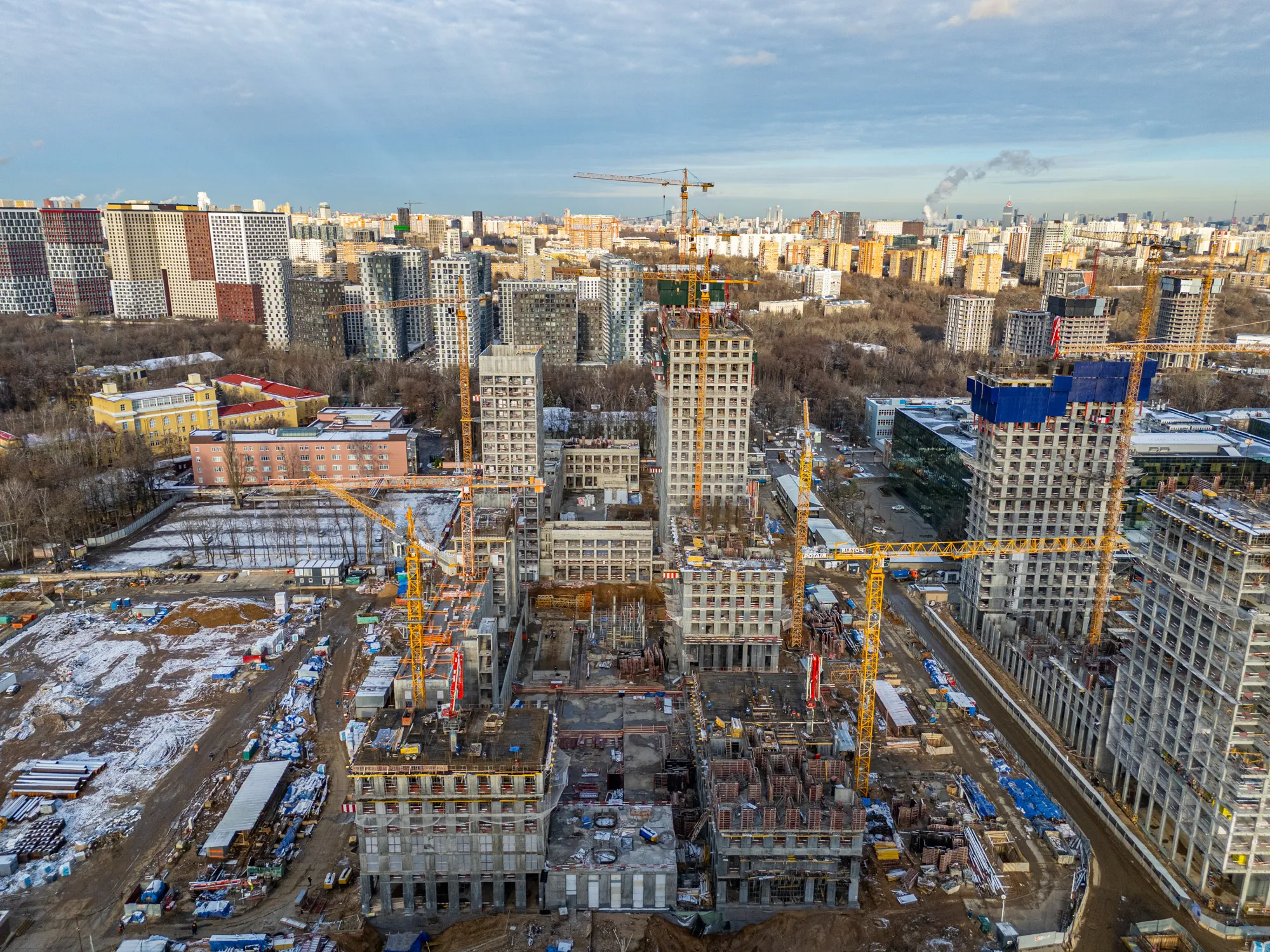 ЖК SET (СEТ) ход строительства