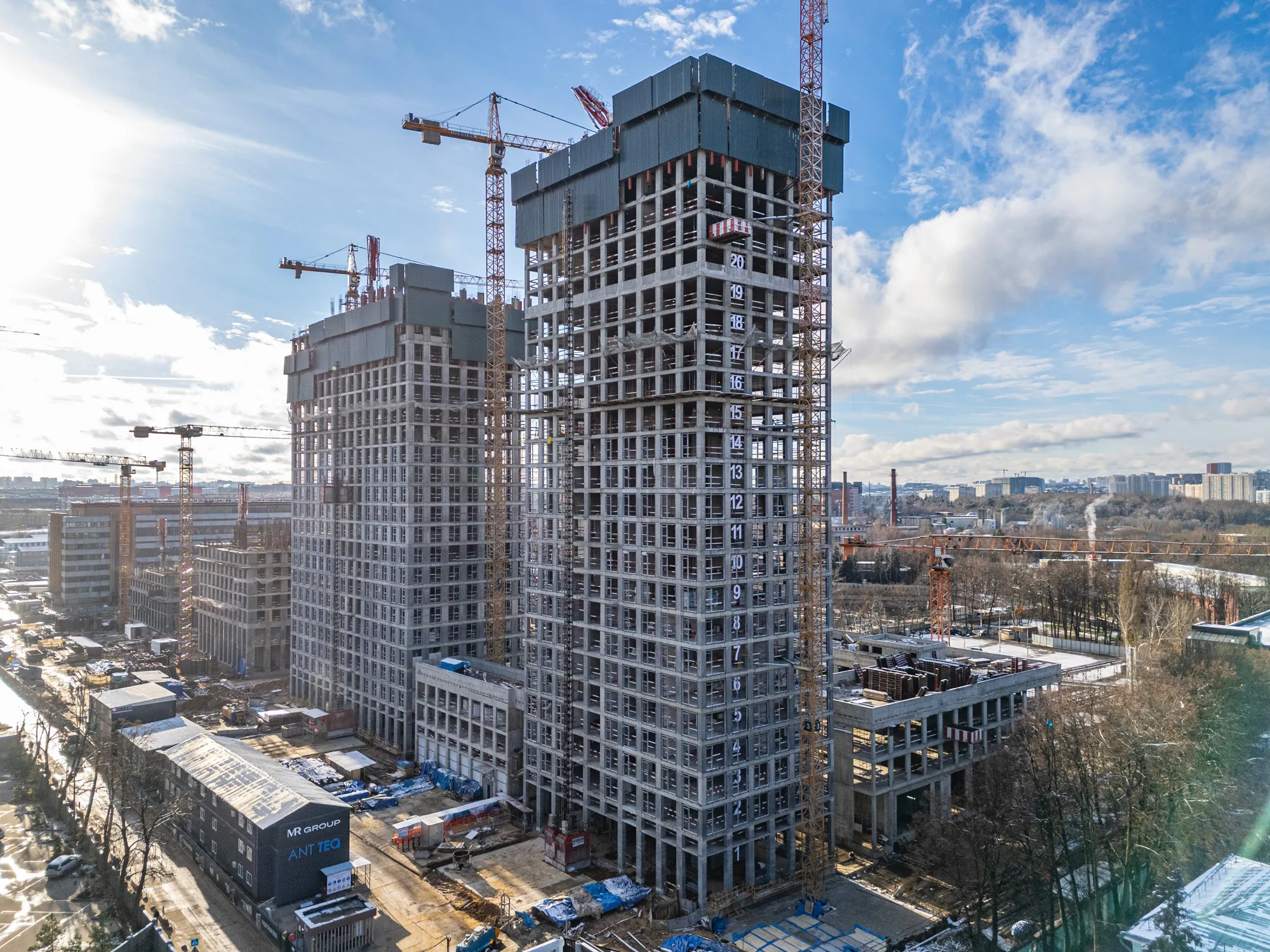 ЖК SET (СEТ) ход строительства