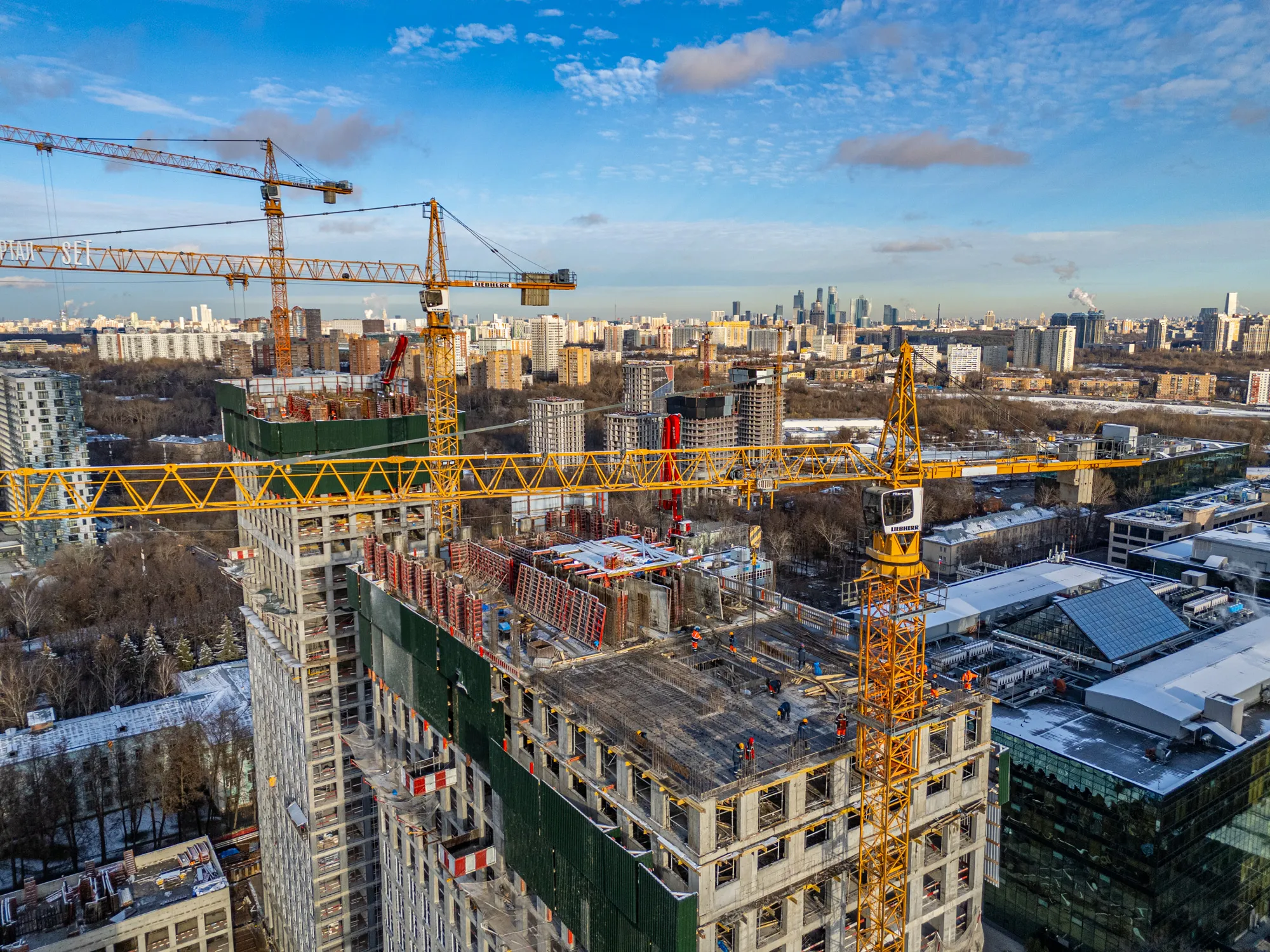 ЖК SET (СEТ) ход строительства