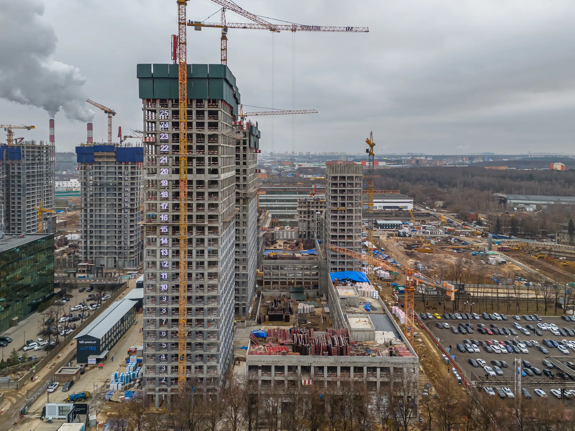 ЖК SET (СEТ) ход строительства