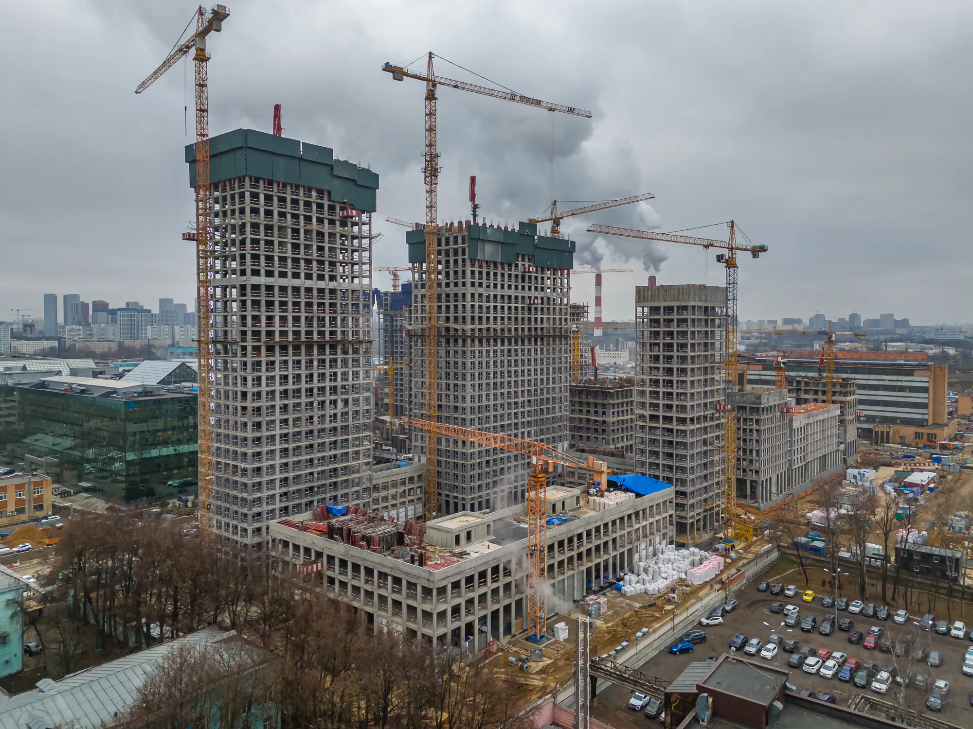 ЖК SET (СEТ) ход строительства