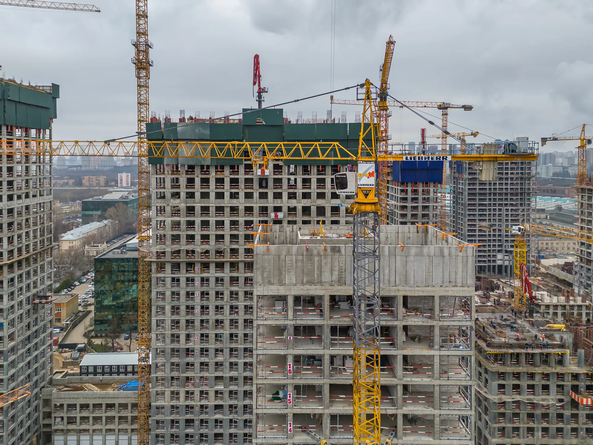 ЖК SET (СEТ) ход строительства