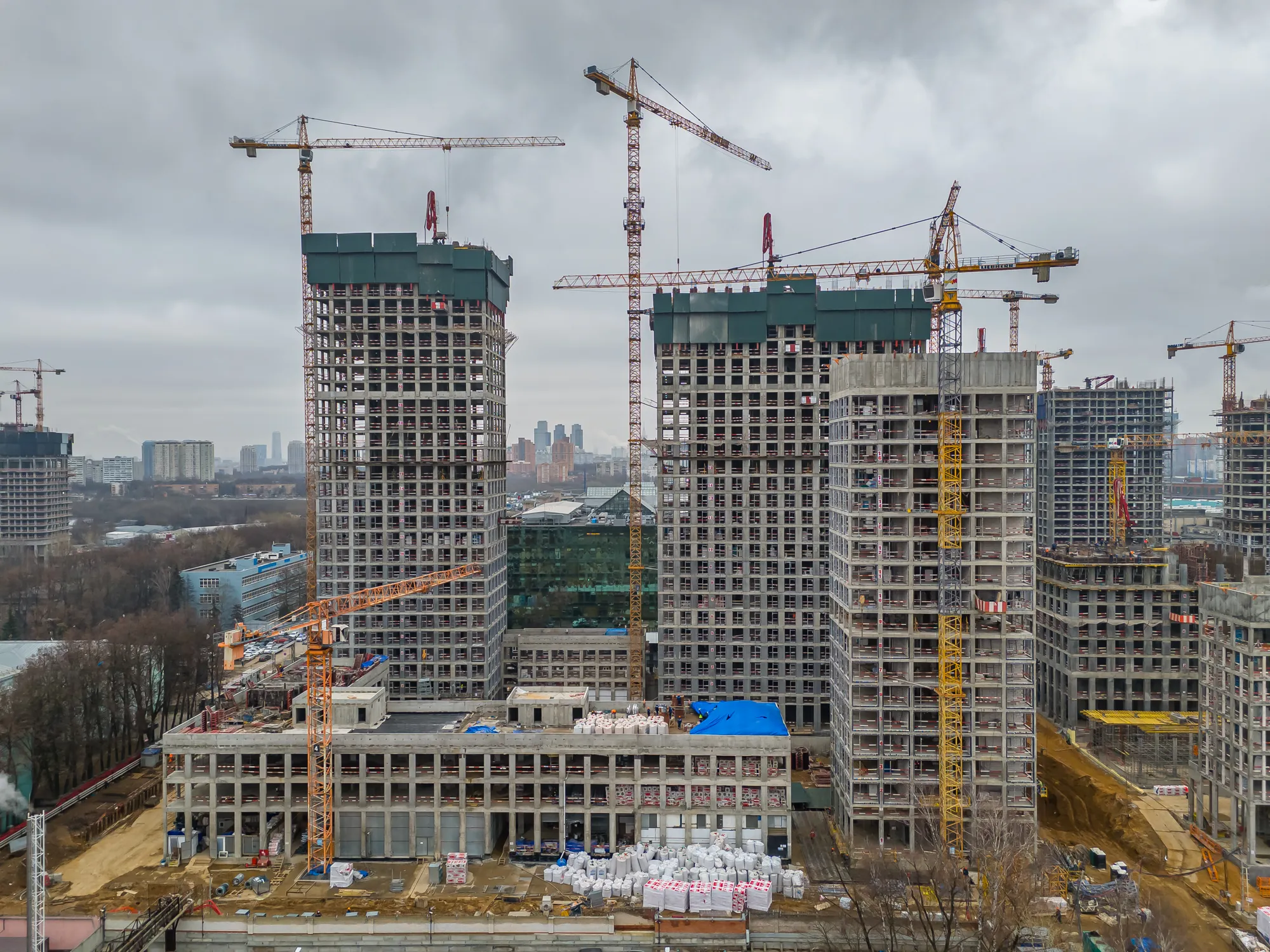 ЖК SET (СEТ) ход строительства