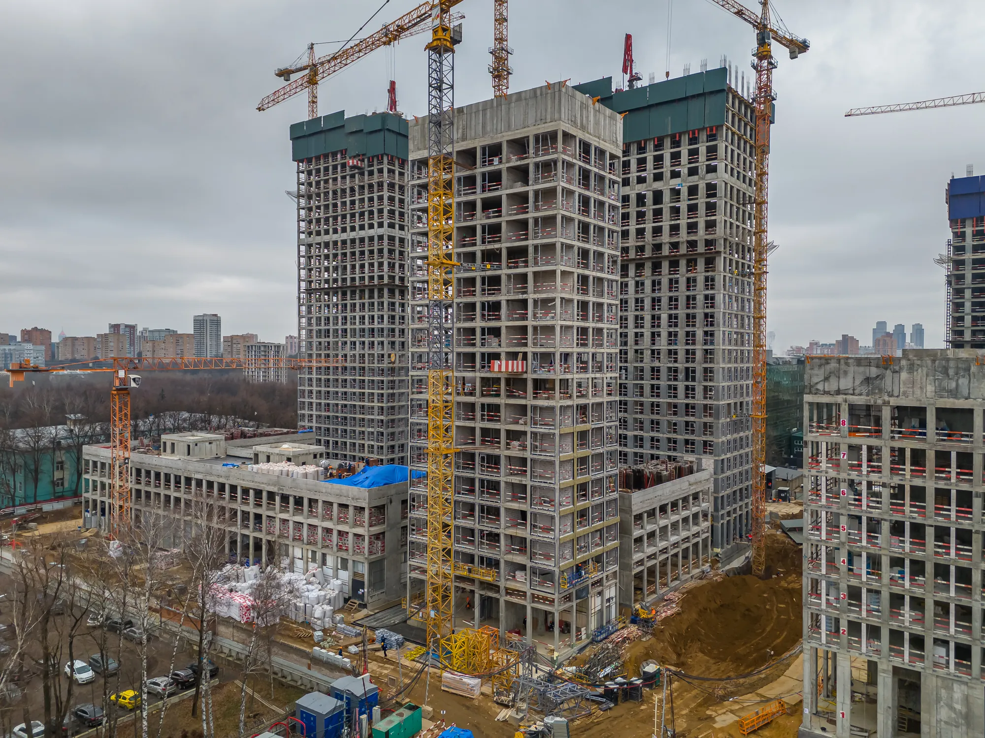 ЖК SET (СEТ) ход строительства