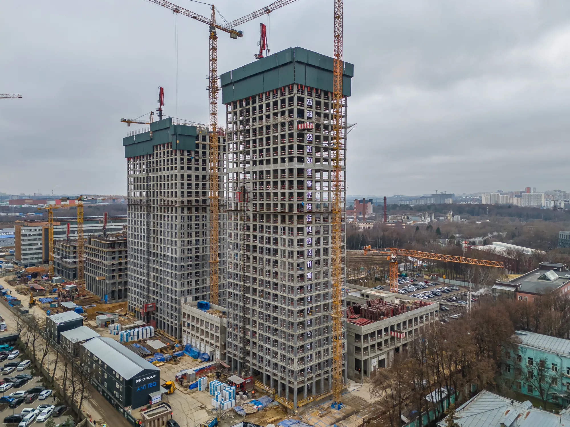 ЖК SET (СEТ) ход строительства